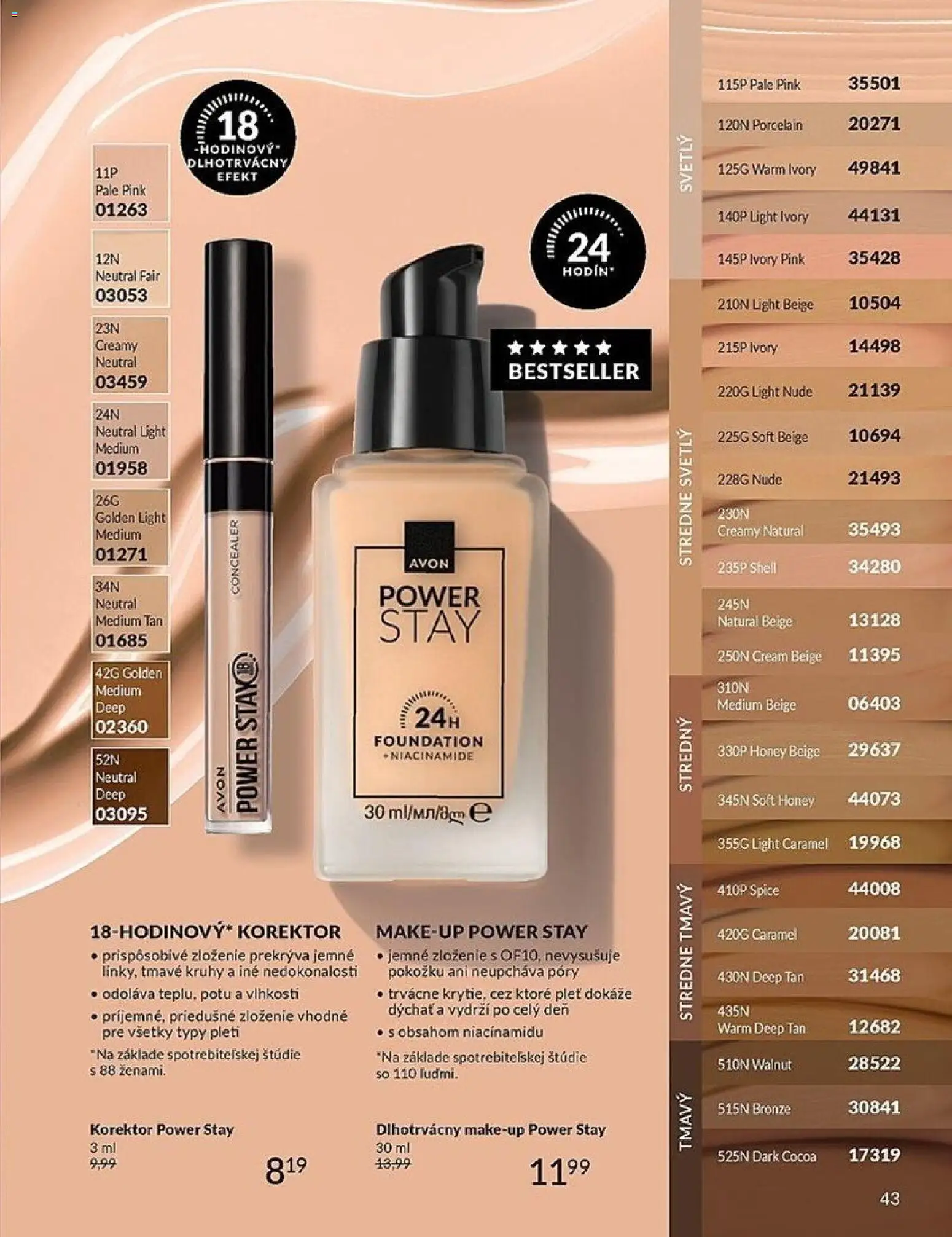 Nové Avon akcie – leták je platný od 01.06.2026 | Strana: 43 | Produkty: Korektor