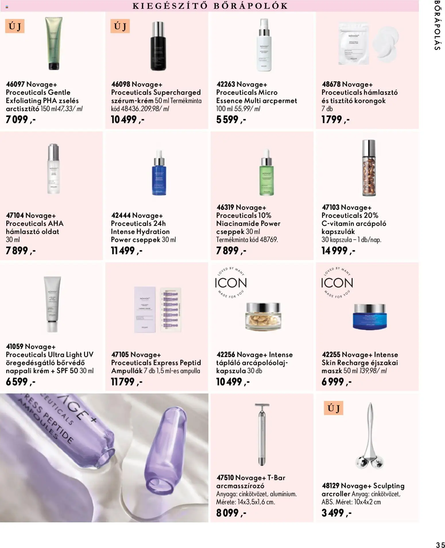 Oriflame akciós ujság - amely érvényes a következő dátumtól: 2026.09.30. | Oldal: 35 | Termékek: Kapszula, Hámlasztó, Maszk, Arcmasszírozó