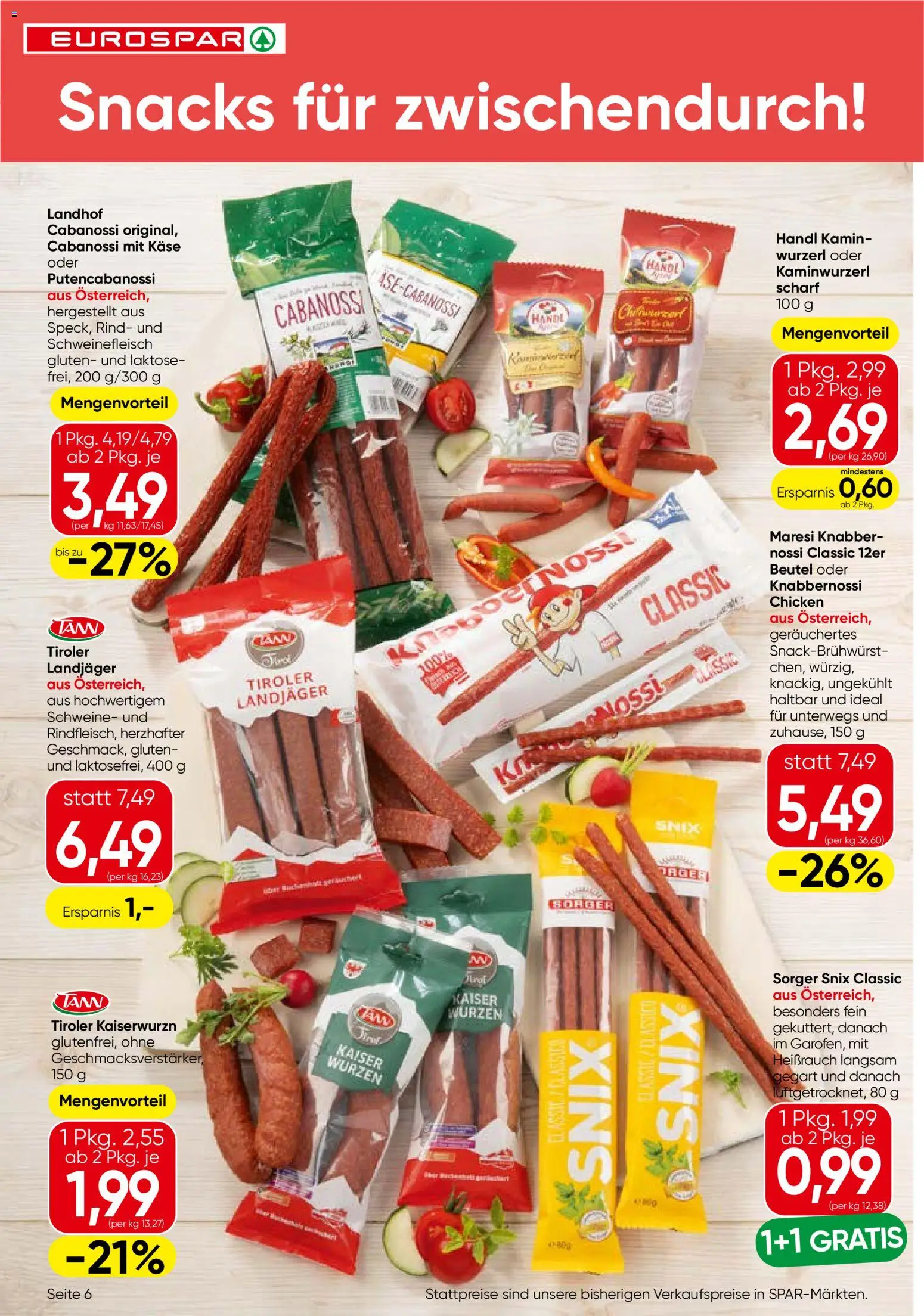 Eurospar Flugblatt gültig ab 27.08.2026 | Seite: 6