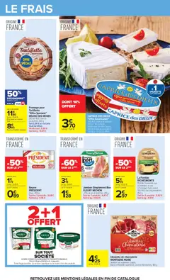 Carrefour - Prévisualisation de L'Assiette de charcuterie MONTAGNE NOIRE, Jambon sec supérieur, Coppa, Bacon et Rosette supérieure, environ 16 tranches, 180 g. valide à partir de 13/10/2026 | Page: 35 | Produits: Rosette, Fromage, Jambon, Fromage pour tartiflette