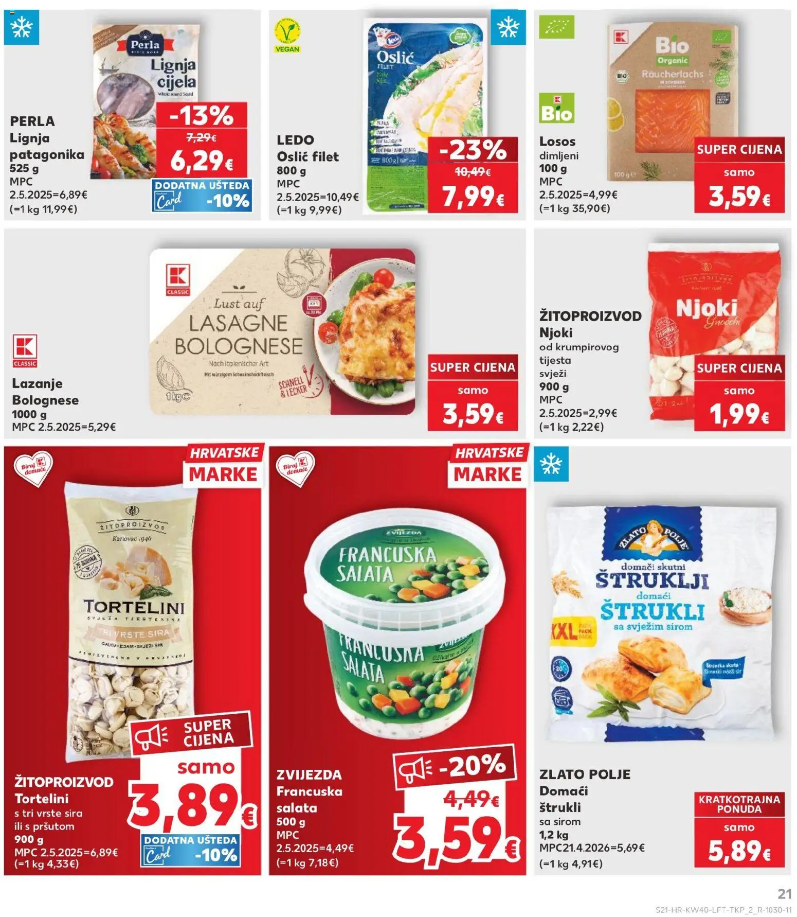 Kaufland HR akciós ujság - amely érvényes a következő dátumtól: 2026.09.30. | Oldal: 21