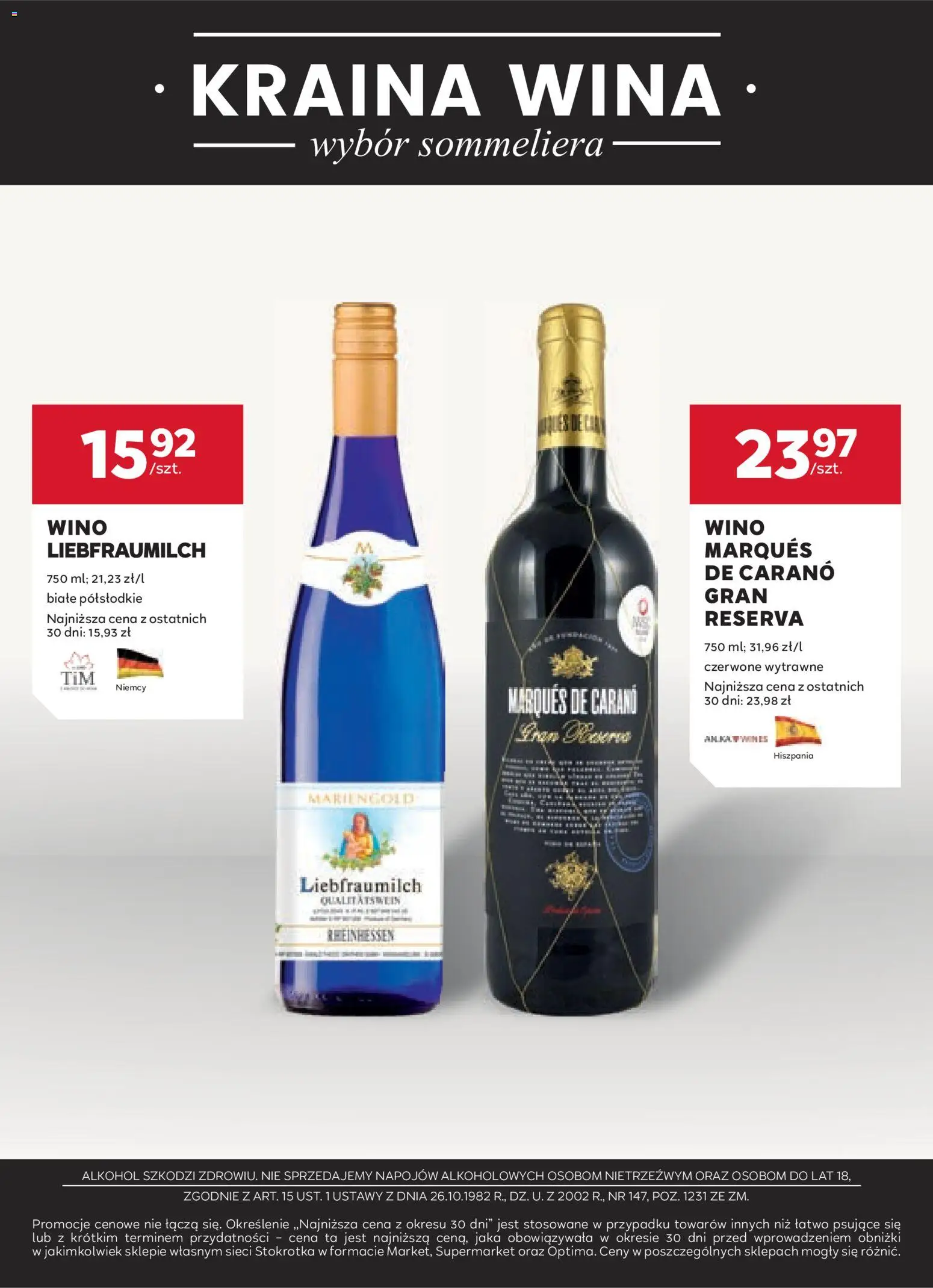 Stokrotka gazetka - Oferta alkoholowa od 14.05.2026 | Strona: 15
