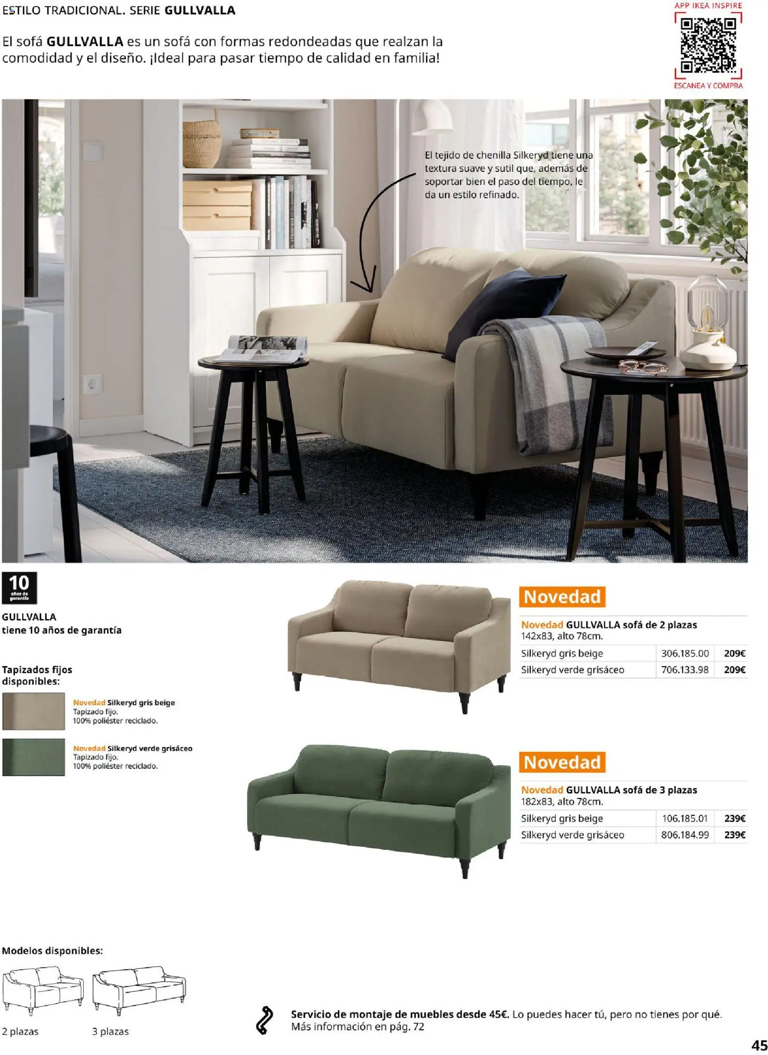 IKEA - Sofás │ válido desde el 28/09/2026 | Página: 45 | Productos: Muebles, Sofá