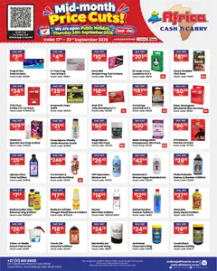 Africa Cash & Carry specials catalogue – valid from 17/09/2026 | Page: 19