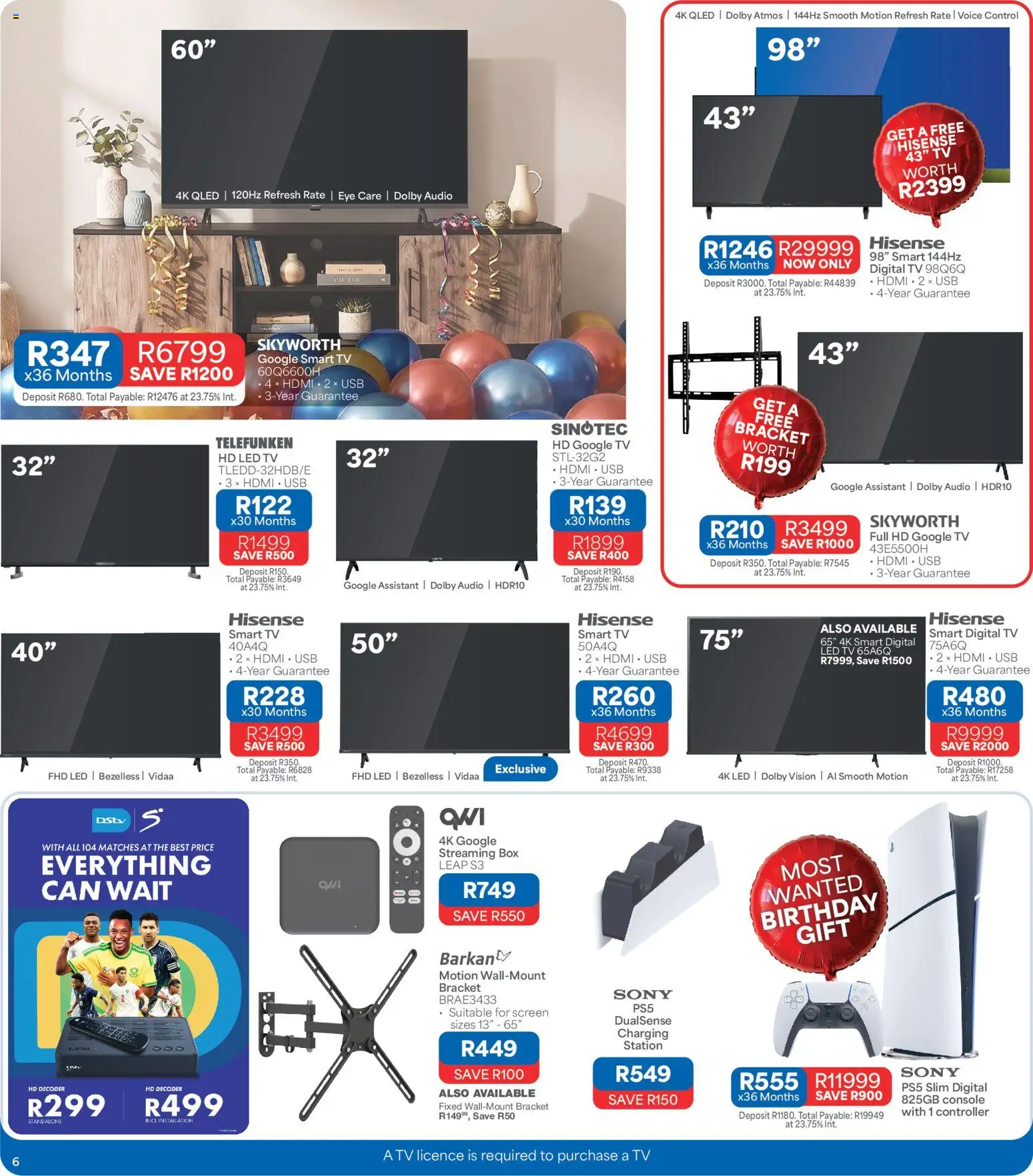 New OK Furniture catalogue – valid from 15.06.2026 | Page: 6 | Products: Audio, USB, Decoder, TV