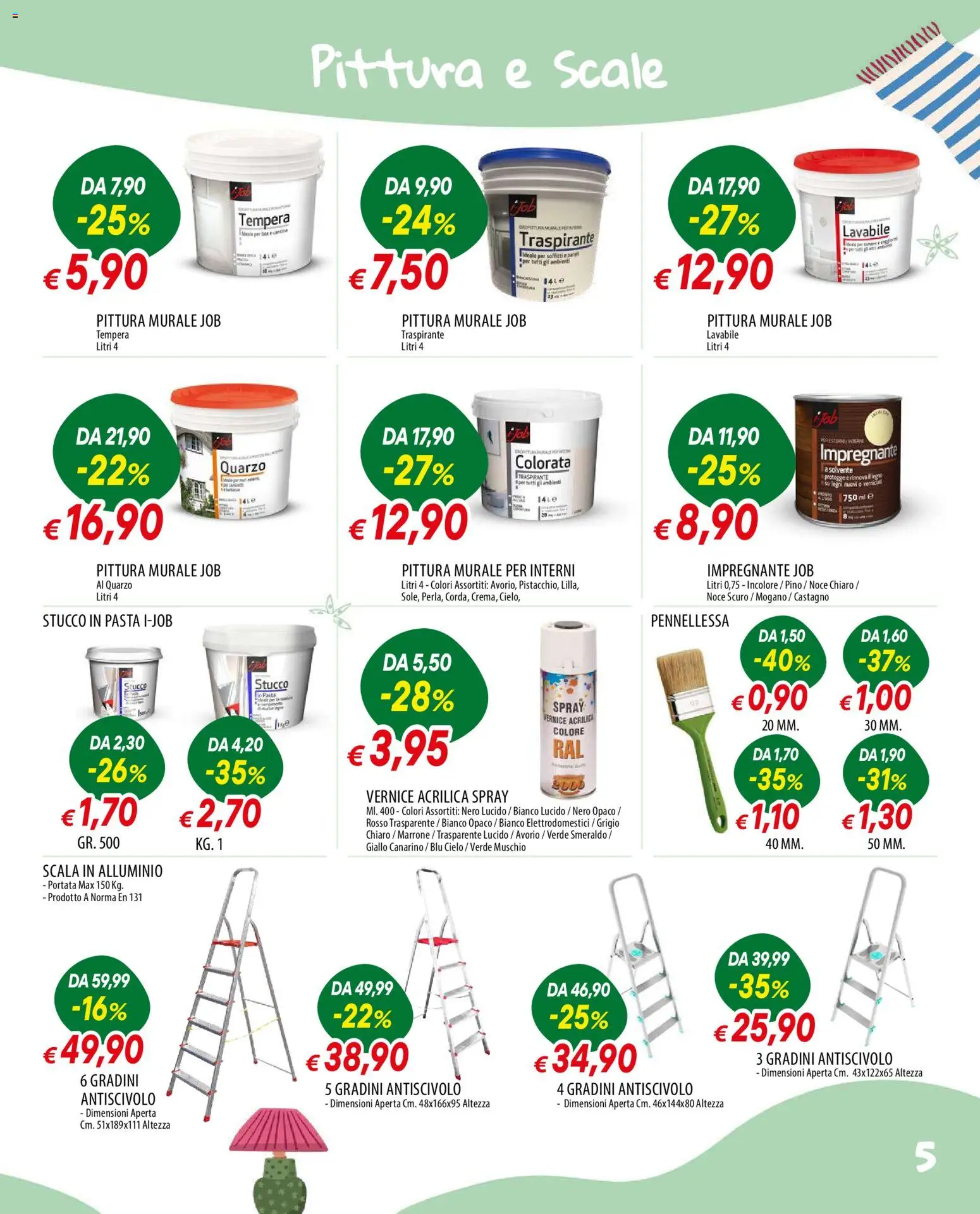 Volantino Galassia del 07/09/2026 | Pagina: 5 | Prodotti: Pasta, Impregnante, Scala, Alluminio