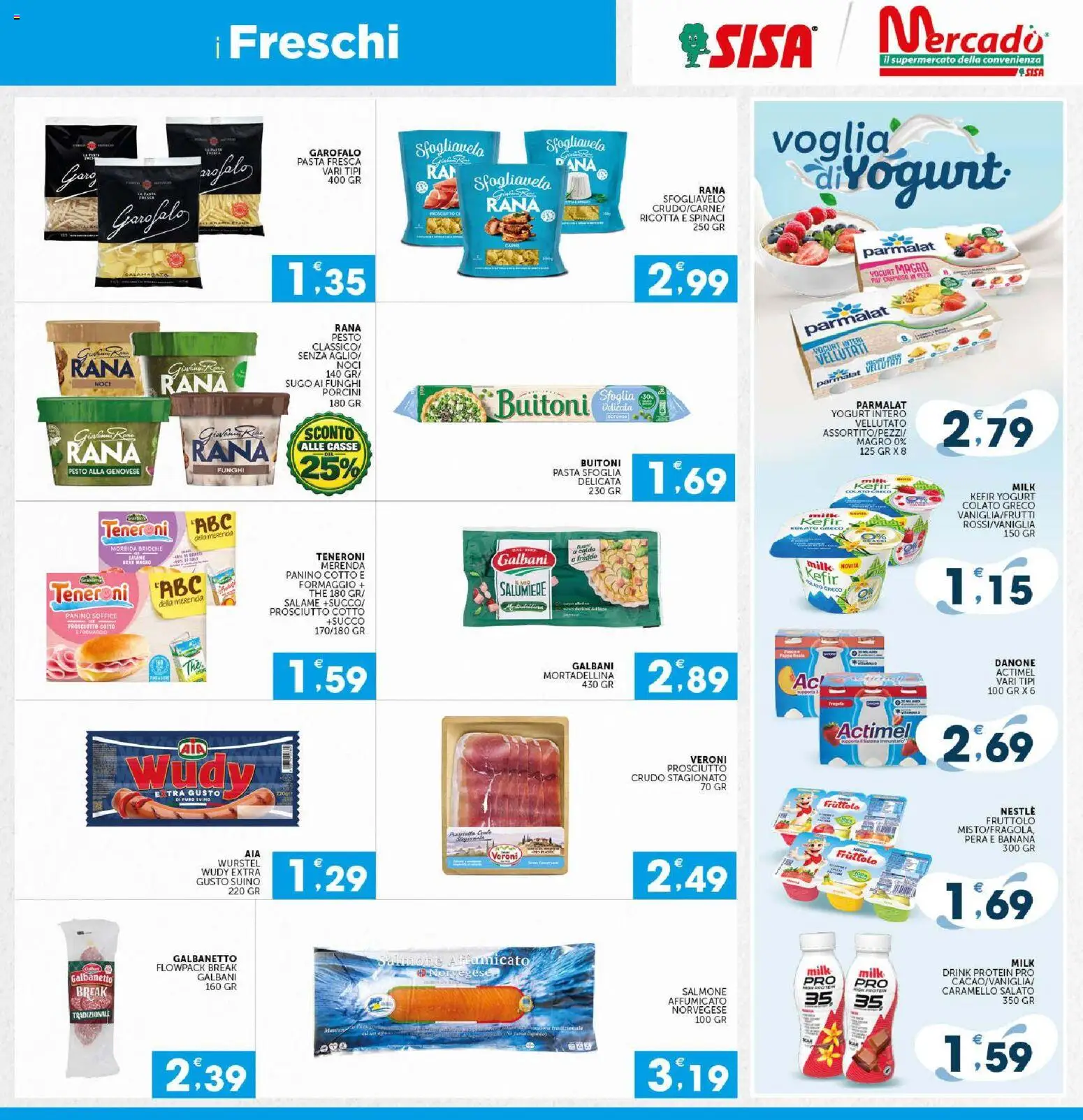 Volantino SISA del 29/10/2026 | Pagina: 9 | Prodotti: Noci, Funghi, Yogurt magro, The