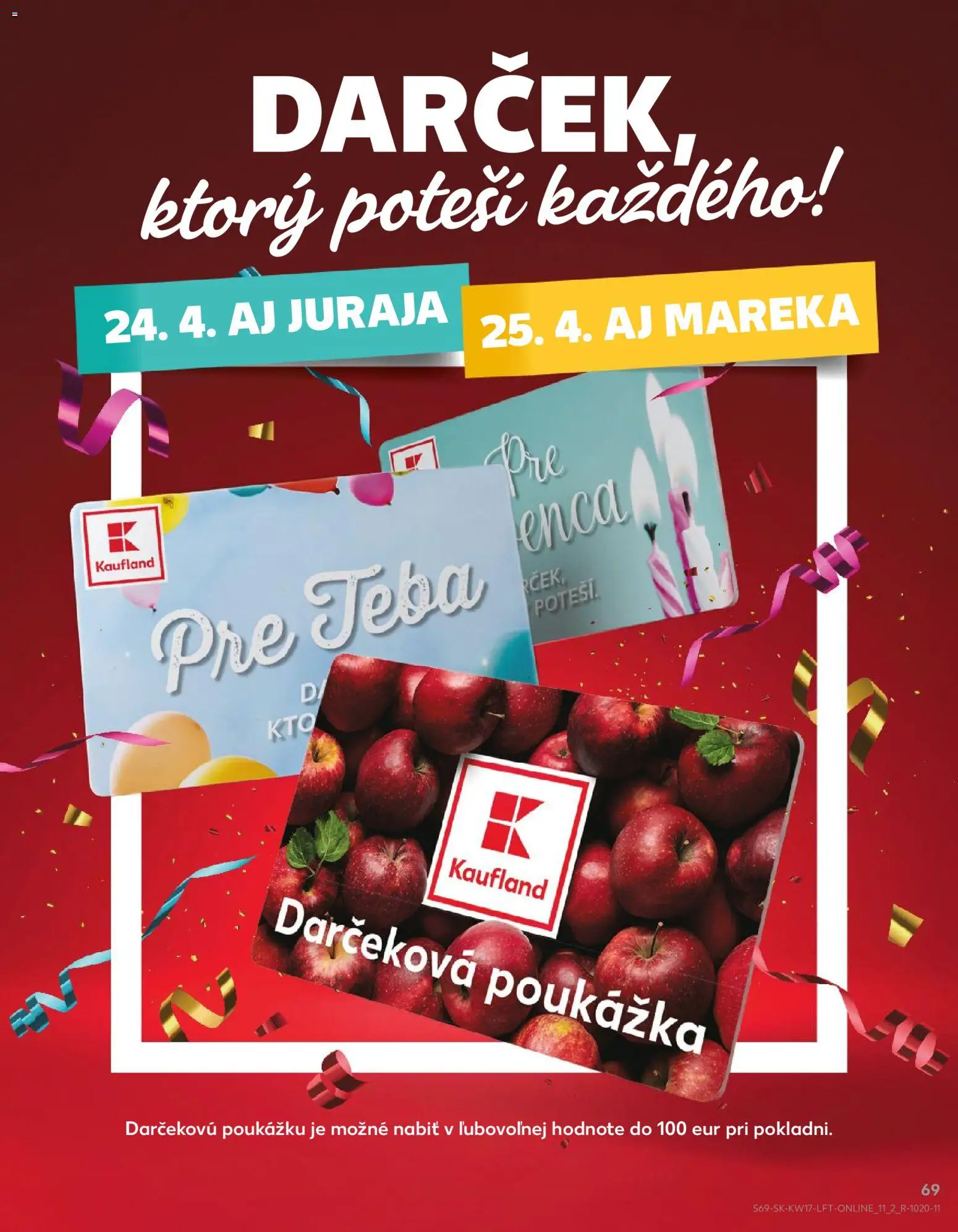 Nové Kaufland akcie – leták je platný od 23.04.2026 | Strana: 69