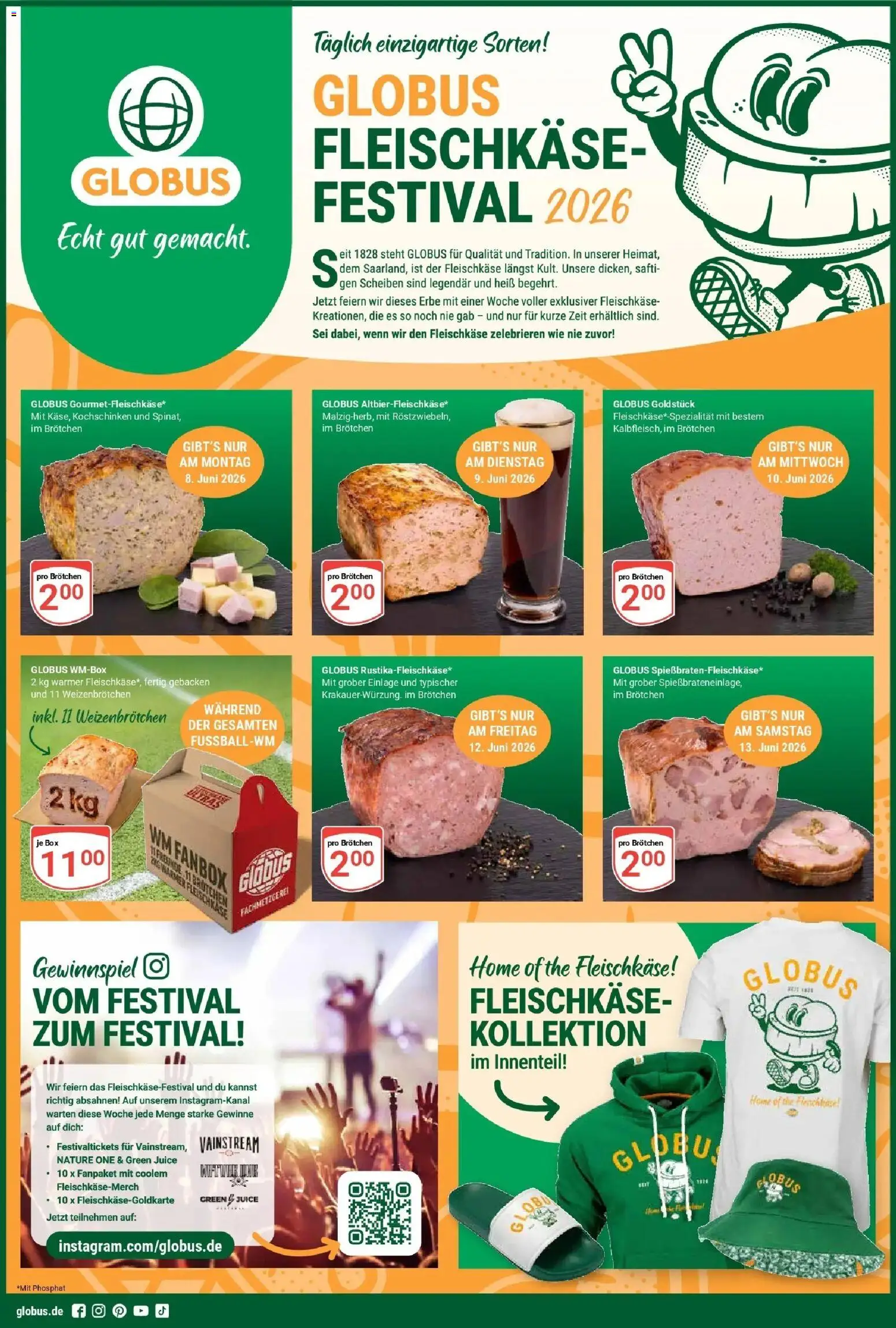 Globus Prospekt Rüsselsheim – gültig ab 08.06.2026 | Seite: 1 | Produkte: Box