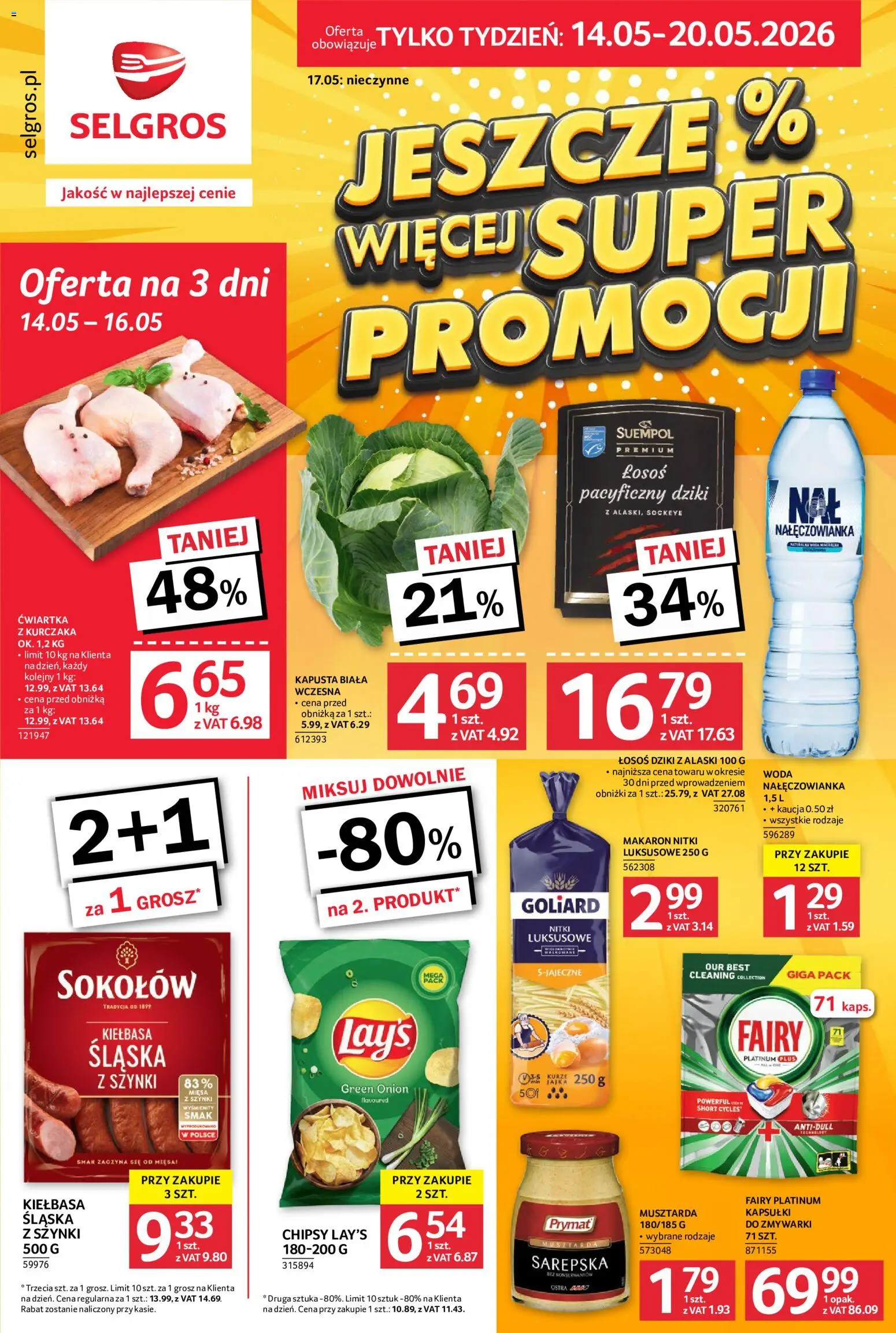Selgros cash&carry gazetka - Jeszcze więcej super promocji od 14.05.2026 | Strona: 1