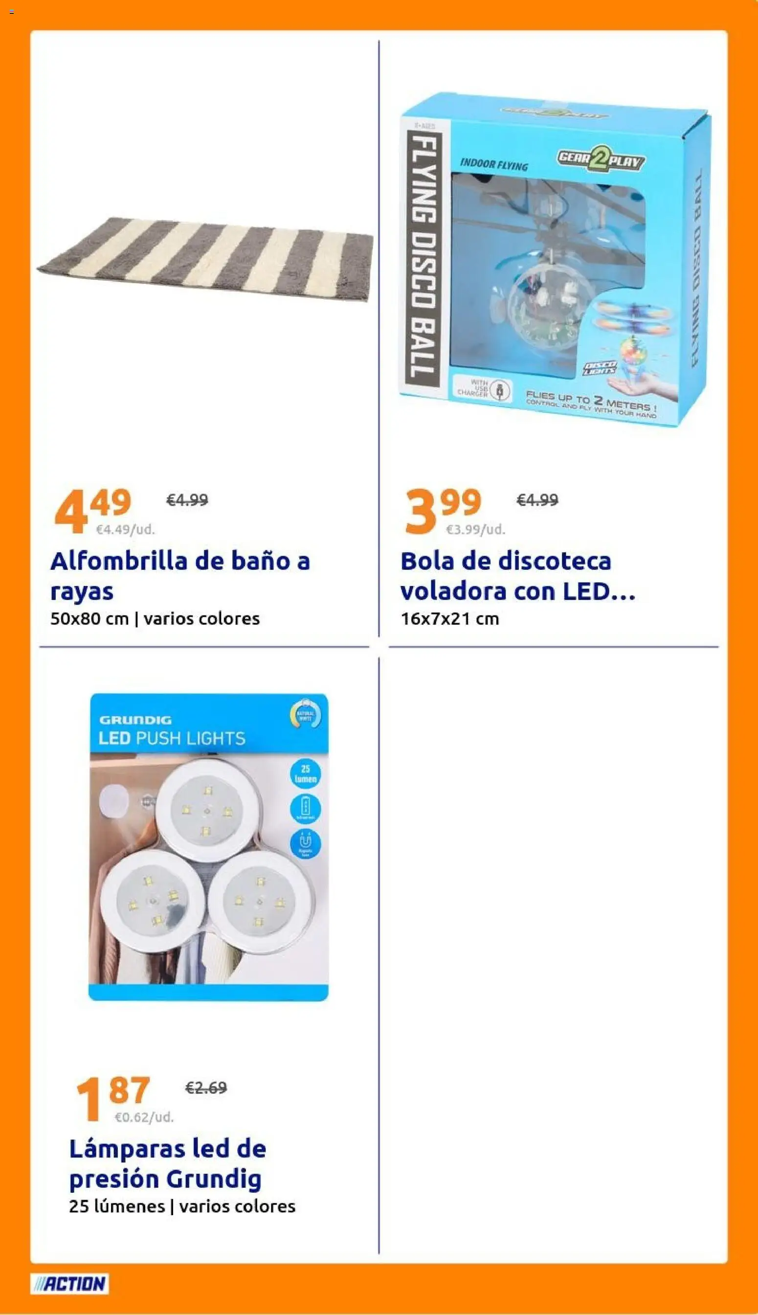 Action folleto │ válido desde el 19/08/2026 | Página: 29 | Productos: Alfombrilla, Disco, Lámparas, Baño