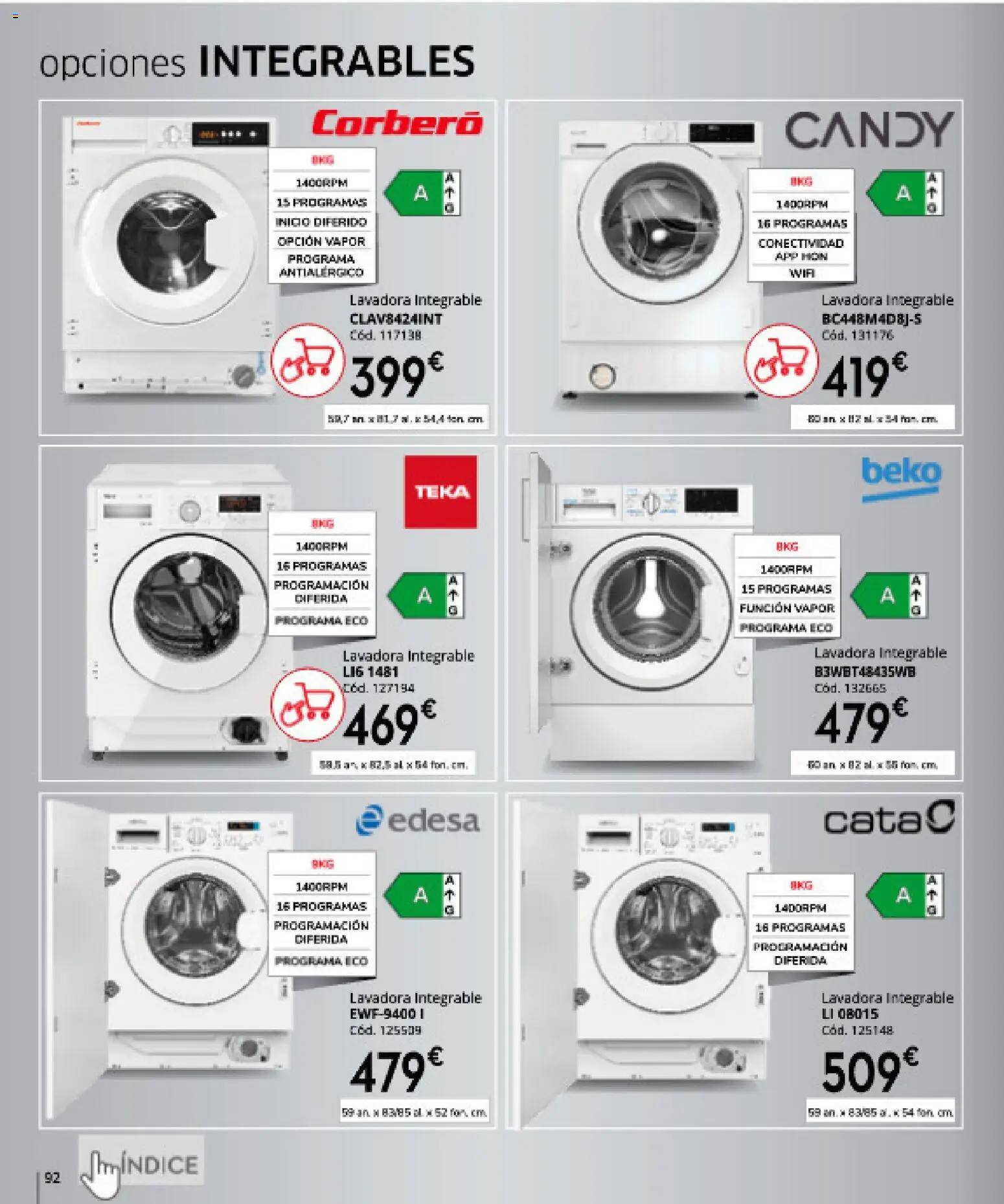 Conforama folleto │ válido desde el 16.04.2026 | Página: 92 | Productos: Lavadora