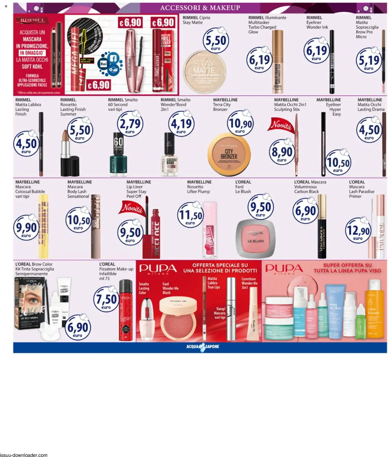 Volantino Acqua e Sapone del 10/08/2026 | Pagina: 5 | Prodotti: Illuminante, Correttore, Cipria, Blush