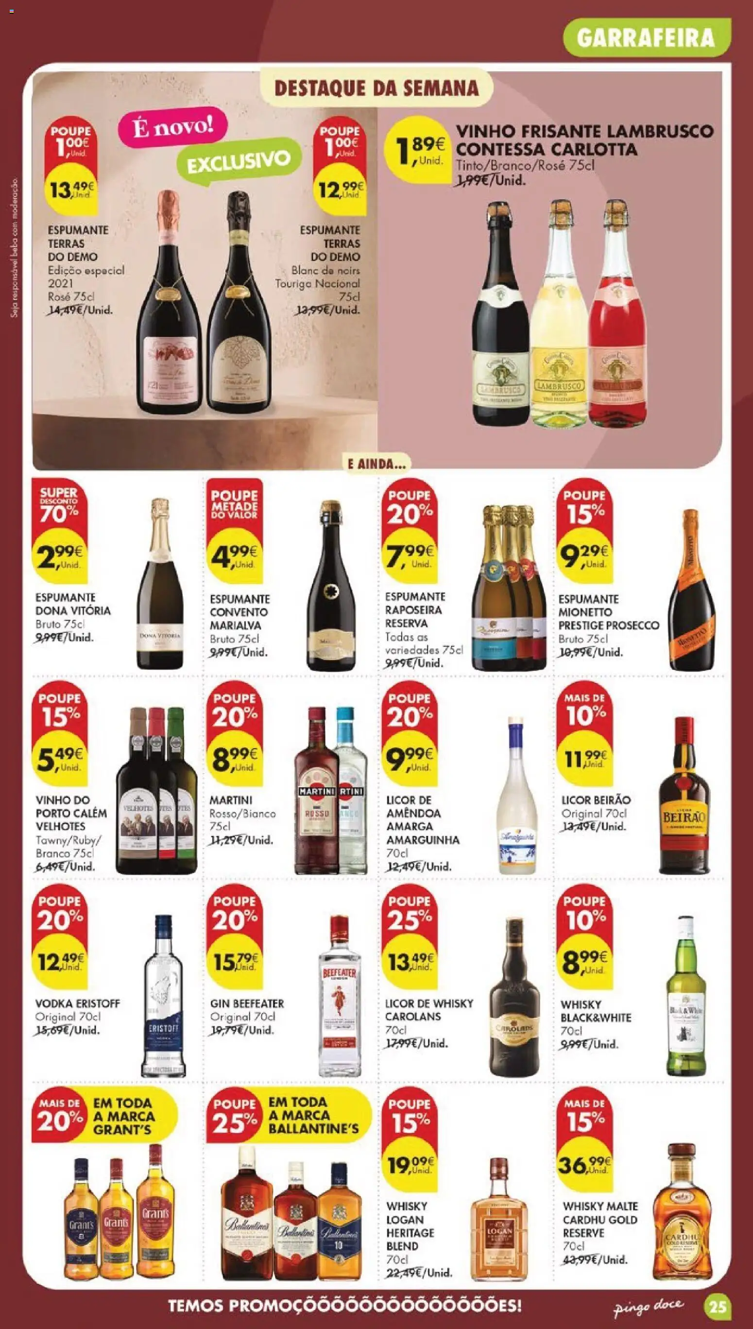 Pingo Doce folheto │ válido de 26.05.2026 | Página: 29 | Produtos: Prosecco, Licor, Vinho, Gin