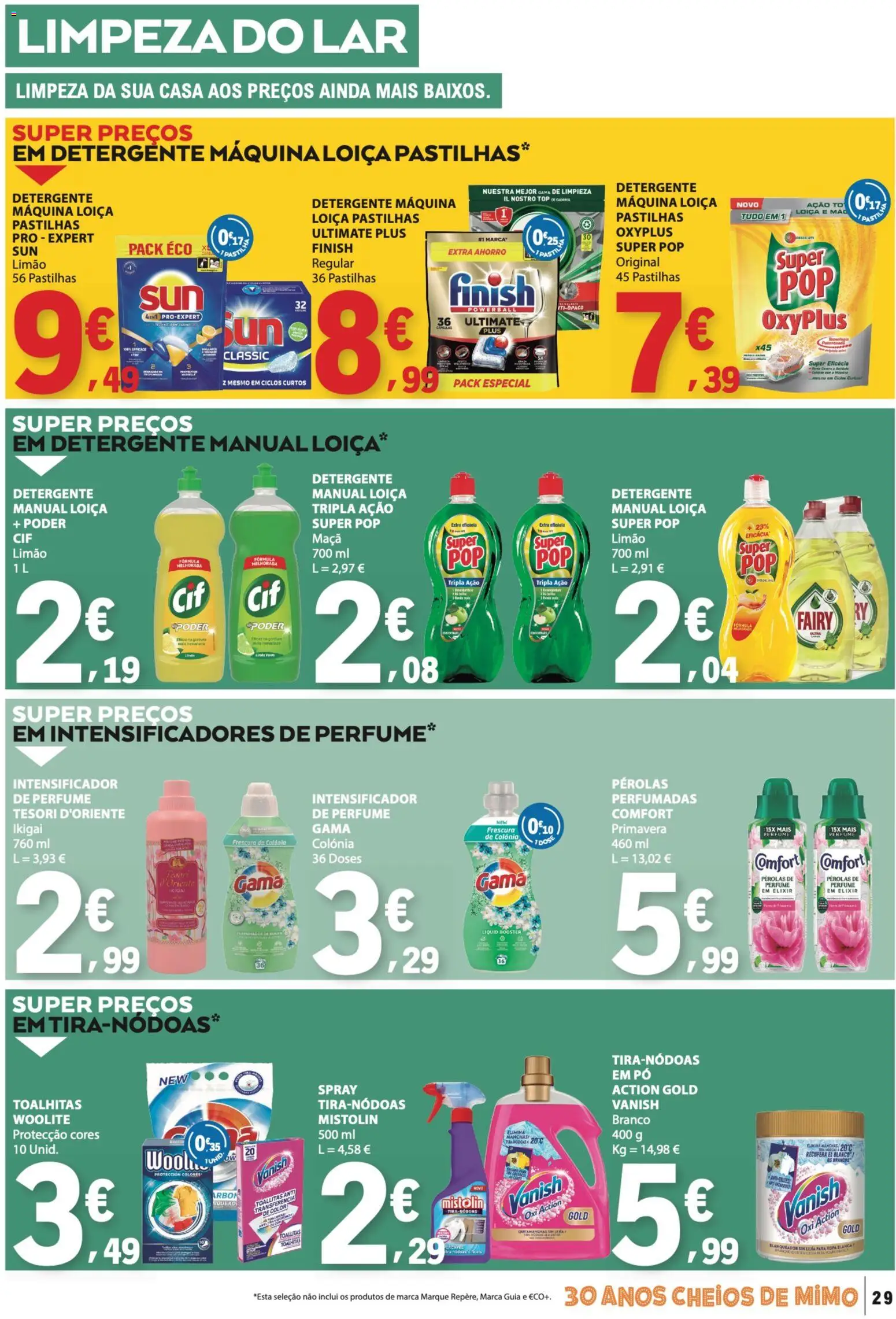E.Leclerc folheto │ válido de 28.05.2026 | Página: 29 | Produtos: Top, Perfume, Detergente, Maça