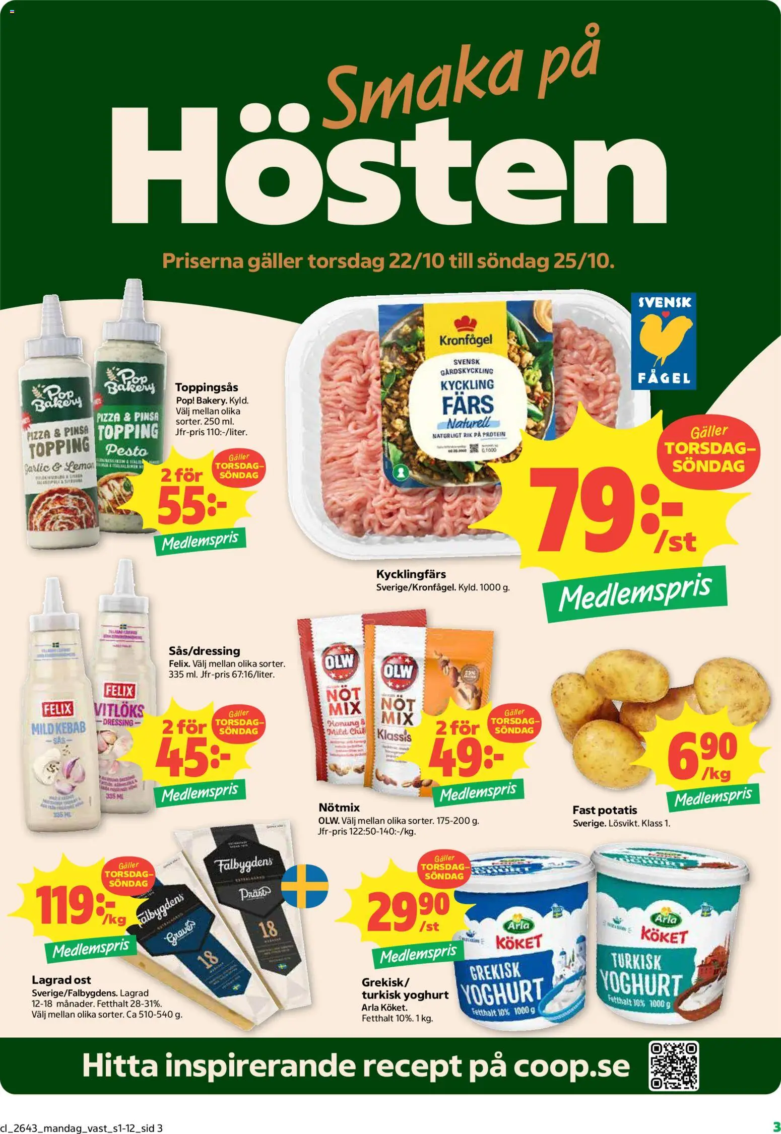 Coop reklamblad aktuell från 19/10/2026 | Sida: 3