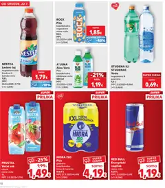 Kaufland HR akciós újság - amely érvényes a következő dátumtól: 2026.07.22. | Oldal: 18 | Termékek: Body, Red bull, Aloe vera
