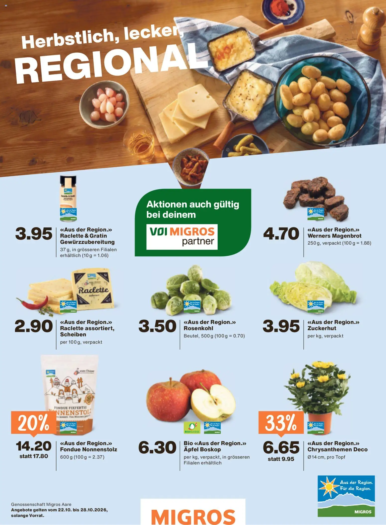 Migros aktionen Magazine – gültig ab 21.10.2026 | Seite: 32