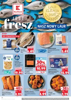 Pogląd oferty "Sandacz filet ze skórą, Sandacz filet ze skórą 100 g" - ważna od 25.06.2026 | Strona: 38 | Produkty: Łosoś wędzony, Łosoś atlantycki, Sandacz, Łosoś