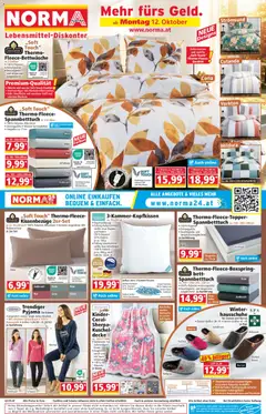 Norma Einkaufsliste ab 12.10.2026 gültig