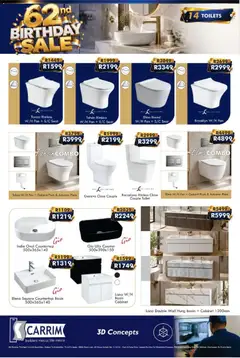 K. Carrim specials catalogue – valid from 25/09/2026 | Page: 14 | Products: Plate, Toilet, Basin, Stock