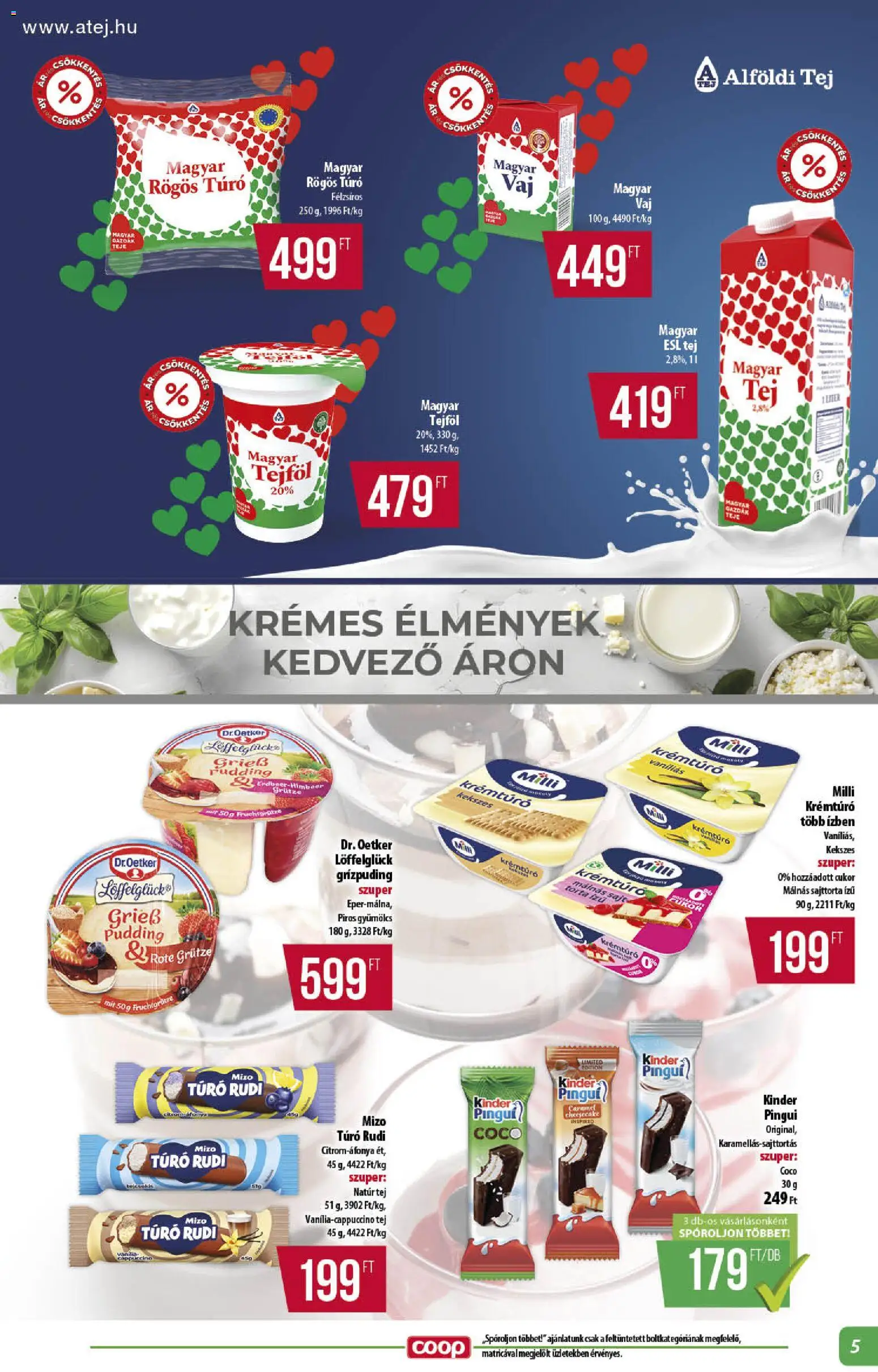 COOP akciós ujság - amely érvényes a következő dátumtól: 2026.10.22. | Oldal: 5