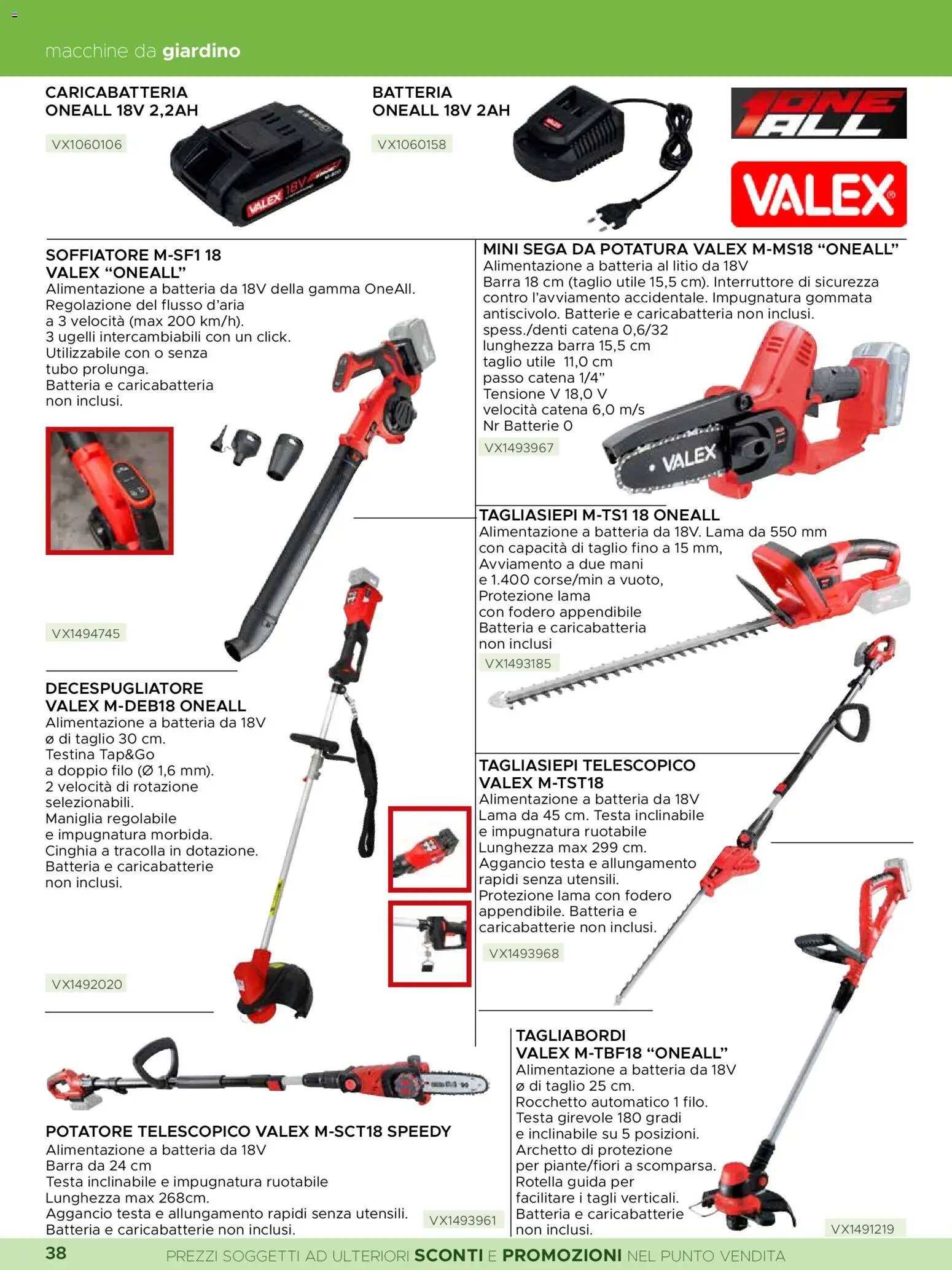 Volantino La Prealpina del 08.06.2026 | Pagina: 7 | Prodotti: Tubo, Decespugliatore, Sega, Batteria