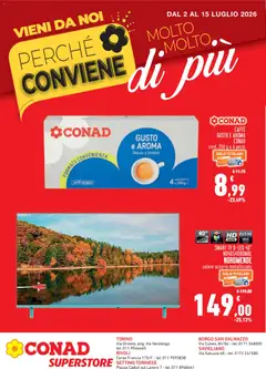 Anteprima del volantino Conad volantino Perché Conviene Molto Piemonte valido a partire dal 02/07/2026