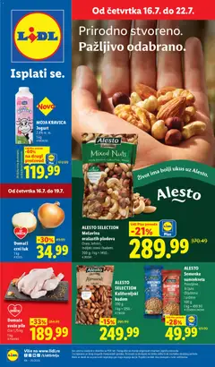 Lidl katalog - pregled Lidl kataloga - važi od 16.07.2026