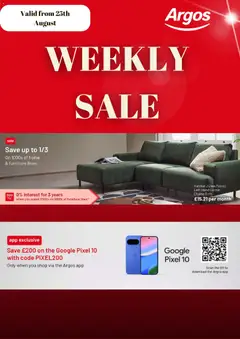 Preview of Argos catalogue valid from 25/08/2026