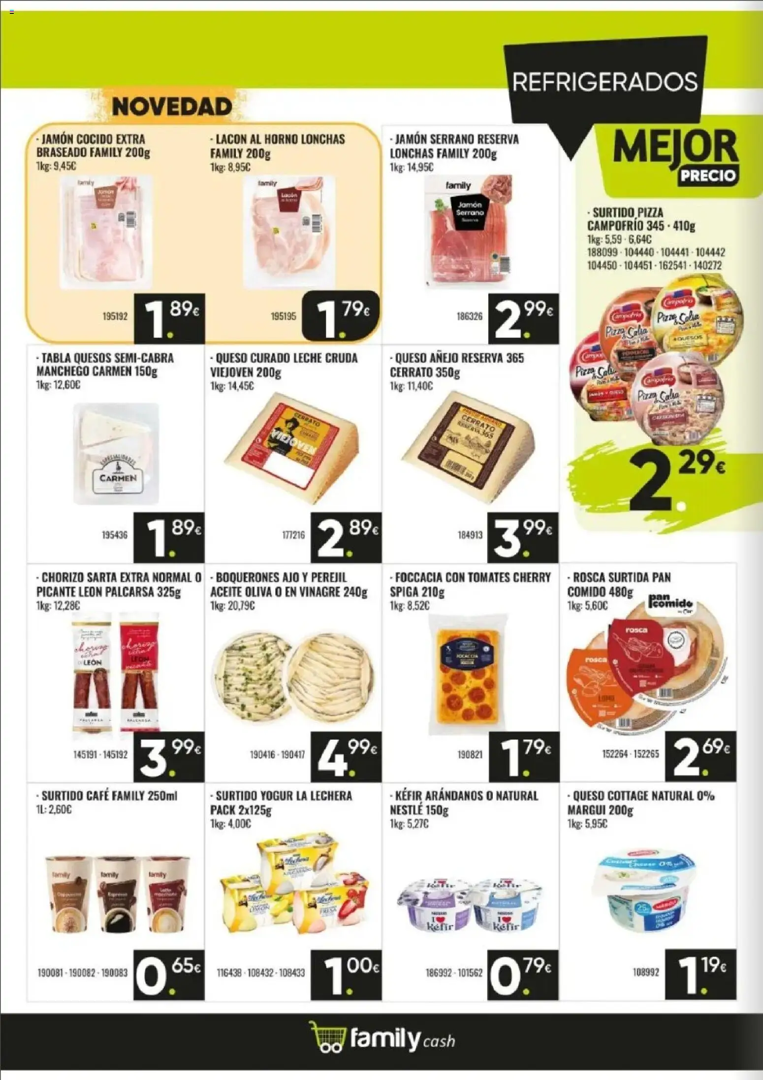 Family Cash folleto │ válido desde el 10/08/2026 | Página: 4 | Productos: Kéfir, Queso, Aceite, Jamón