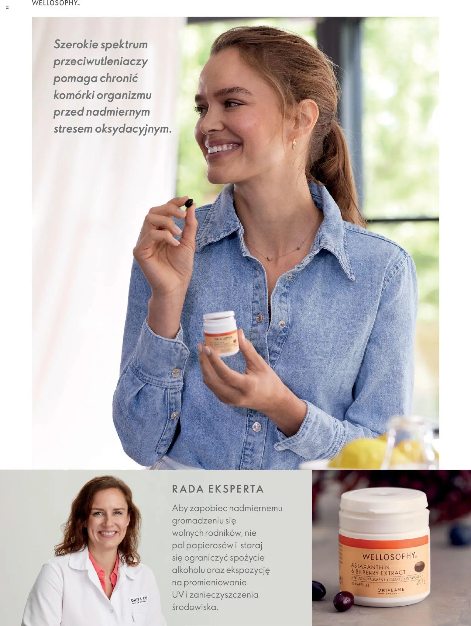 Oriflame Katalog - Przewodnik po produktach Wellosophy od 15.11.2023 | Strona: 20 | Produkty: Żelazo, Olej, Herbata