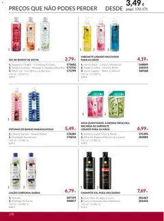 Pré-visualização Catálogo Avon Campanha 10 válido de 01/10/2026 | Página: 170 | Produtos: Manteiga de cacau, Gel de banho, Manteiga, Coco
