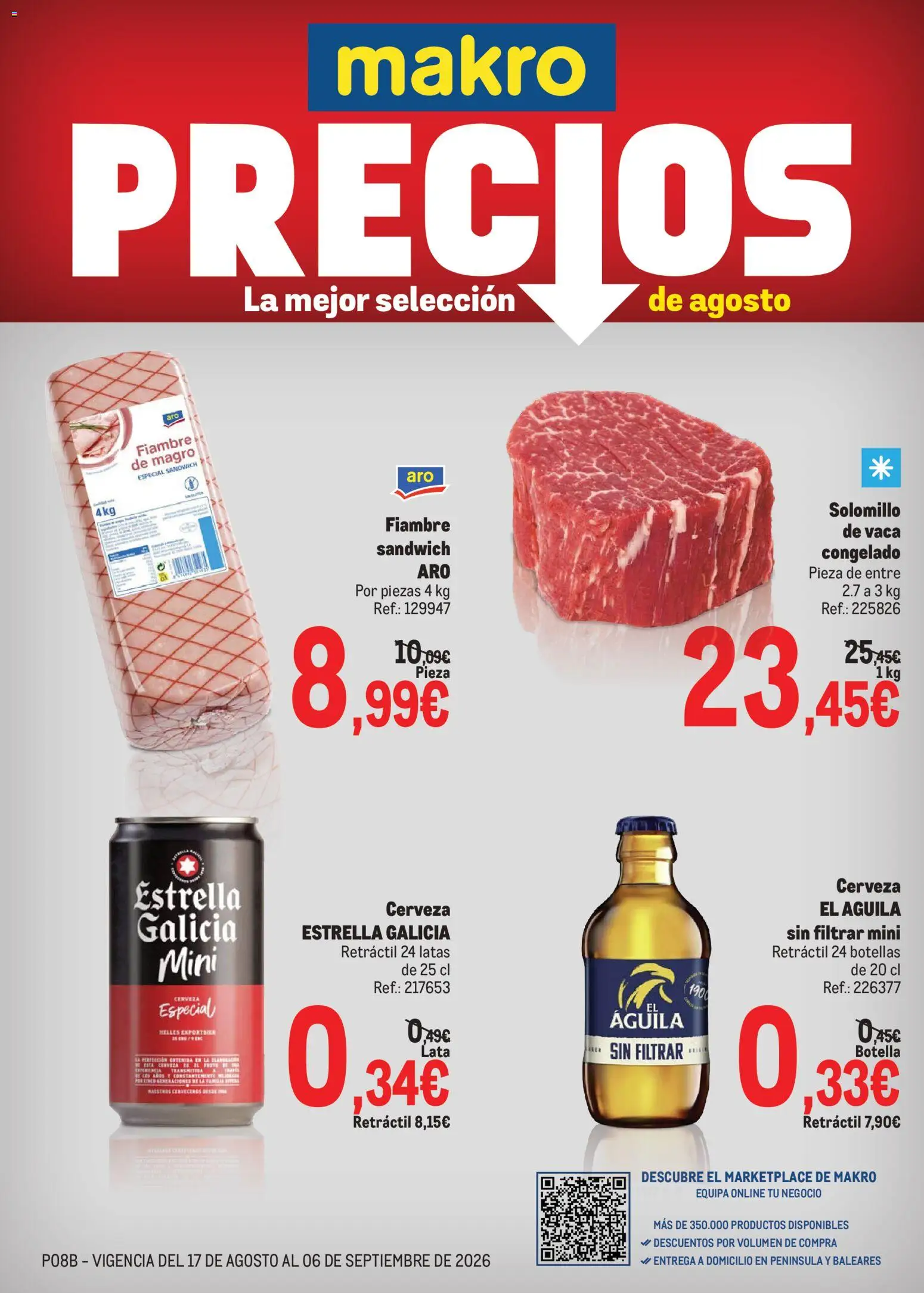 Makro Precios Norte II │ válido desde el 17/08/2026 | Página: 1 | Productos: Cerveza