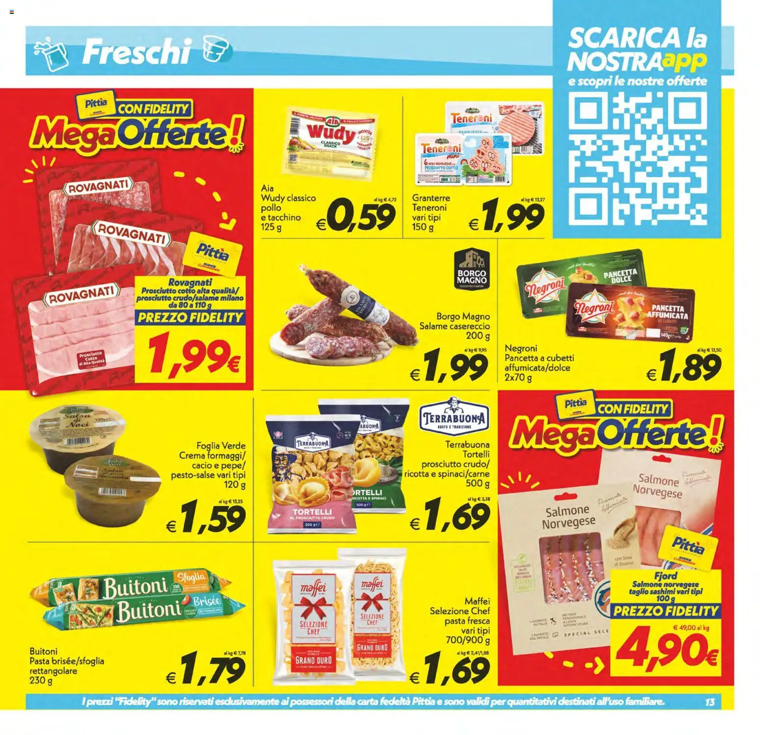 Volantino SuperConveniente del 01/09/2026 | Pagina: 13 | Prodotti: Taglio, Semi di sesamo, Ricotta, Sesamo