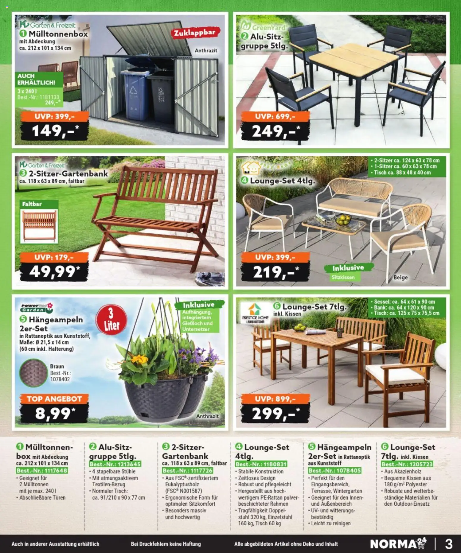 Norma Bestellmagazin September 2026 – gültig ab 01.09.2026 | Seite: 3