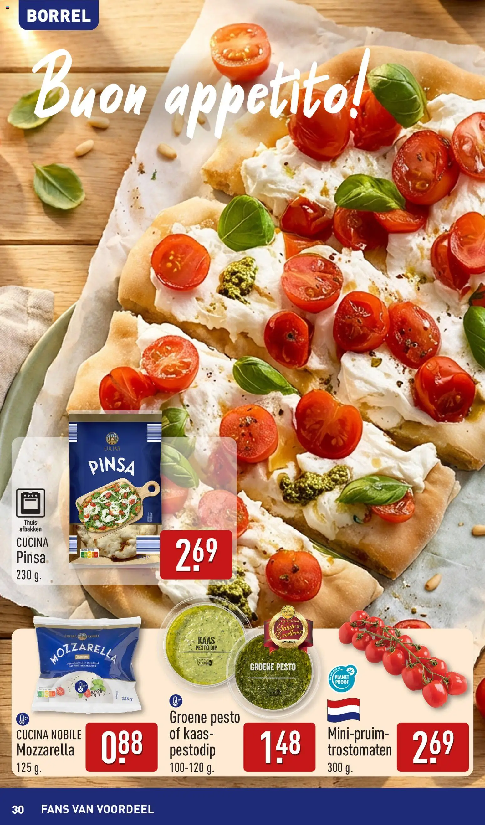 {H1} | Pagina: 30 | Producten: Kaas, Dip, Mozzarella