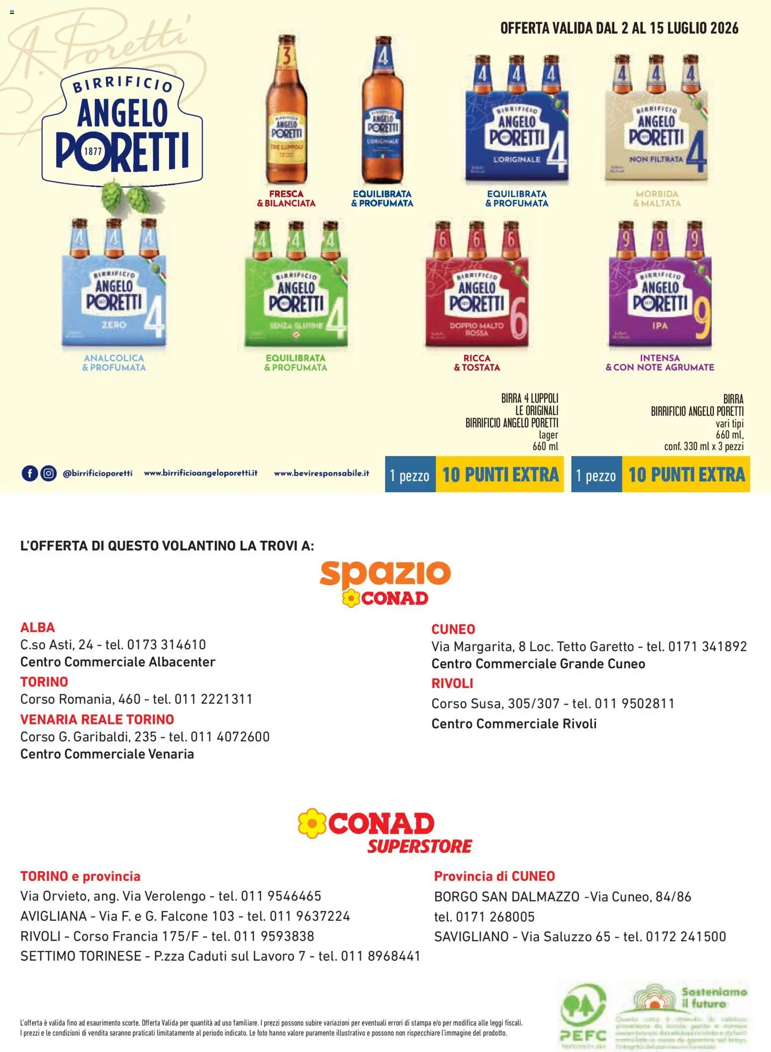 Volantino Conad del 18.06.2026 | Pagina: 16 | Prodotti: Birra, Stampa