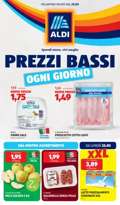 Anteprima del volantino Aldi volantino valido a partire dal 25.05.2026