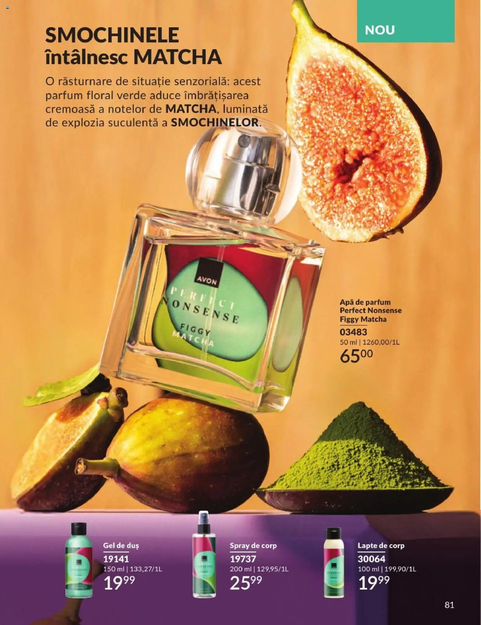 Noul catalog Avon – valabil de la 01.08.2026 | Pagină: 81 | Produse: Parfum, Lapte, Lapte de corp, Apă