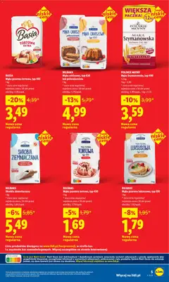 Pogląd oferty "Lidl gazetka - Oszczędzaj każdego dnia" - ważna od 09.05.2026 | Strona: 5 | Produkty: Mąka orkiszowa