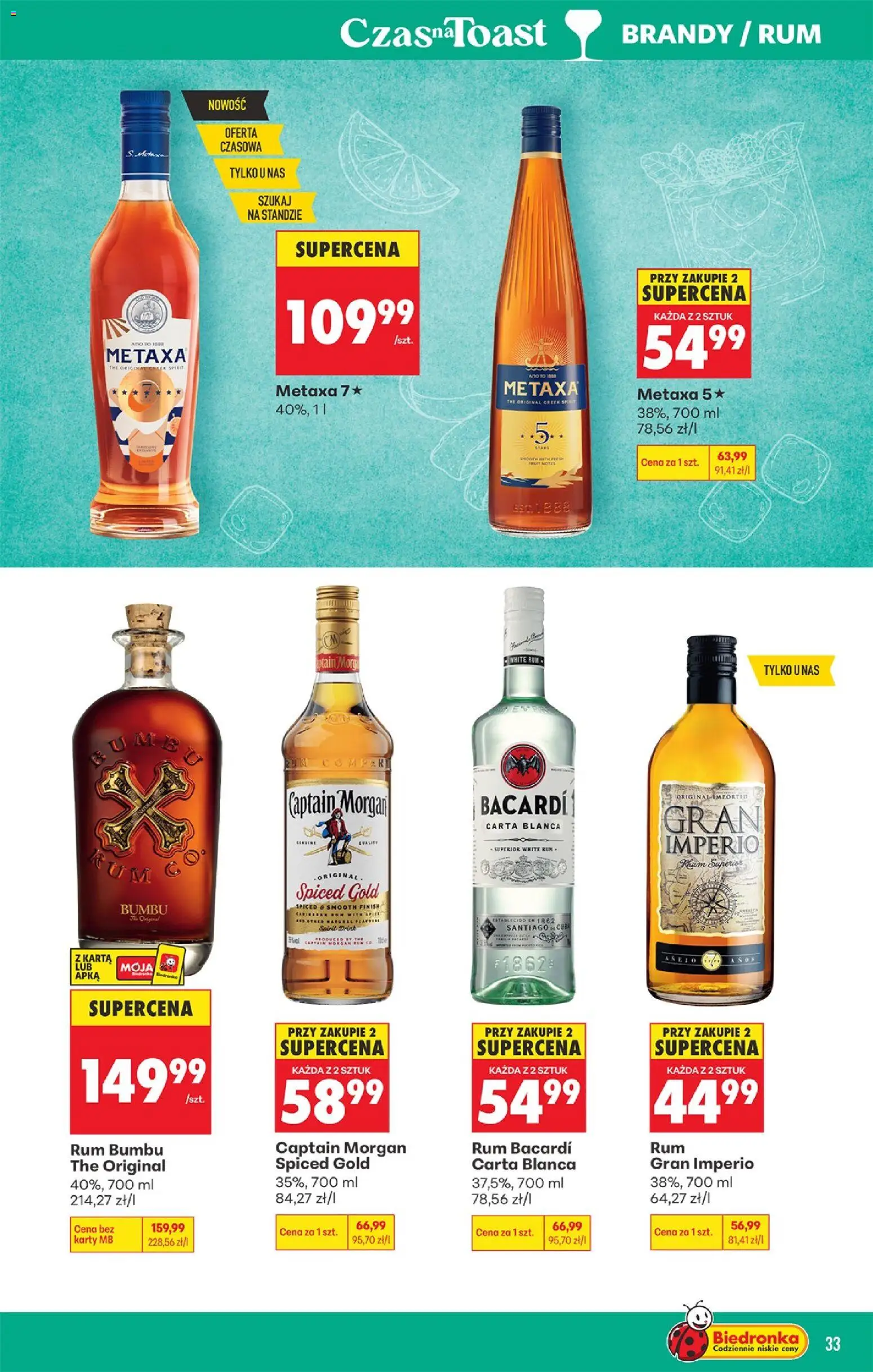 Biedronka gazetka - Czas na toast od 19.10.2026 | Strona: 35