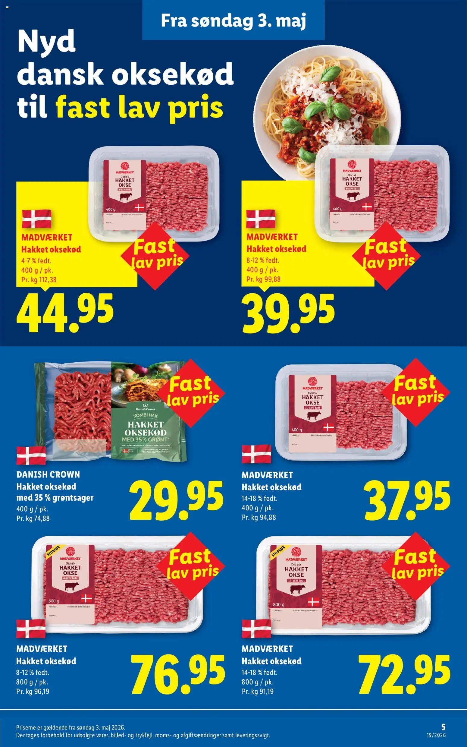 Lidl tilbudsavis – gyldig fra 03/05/2026 | Side: 5 | Produkter: Oksekød