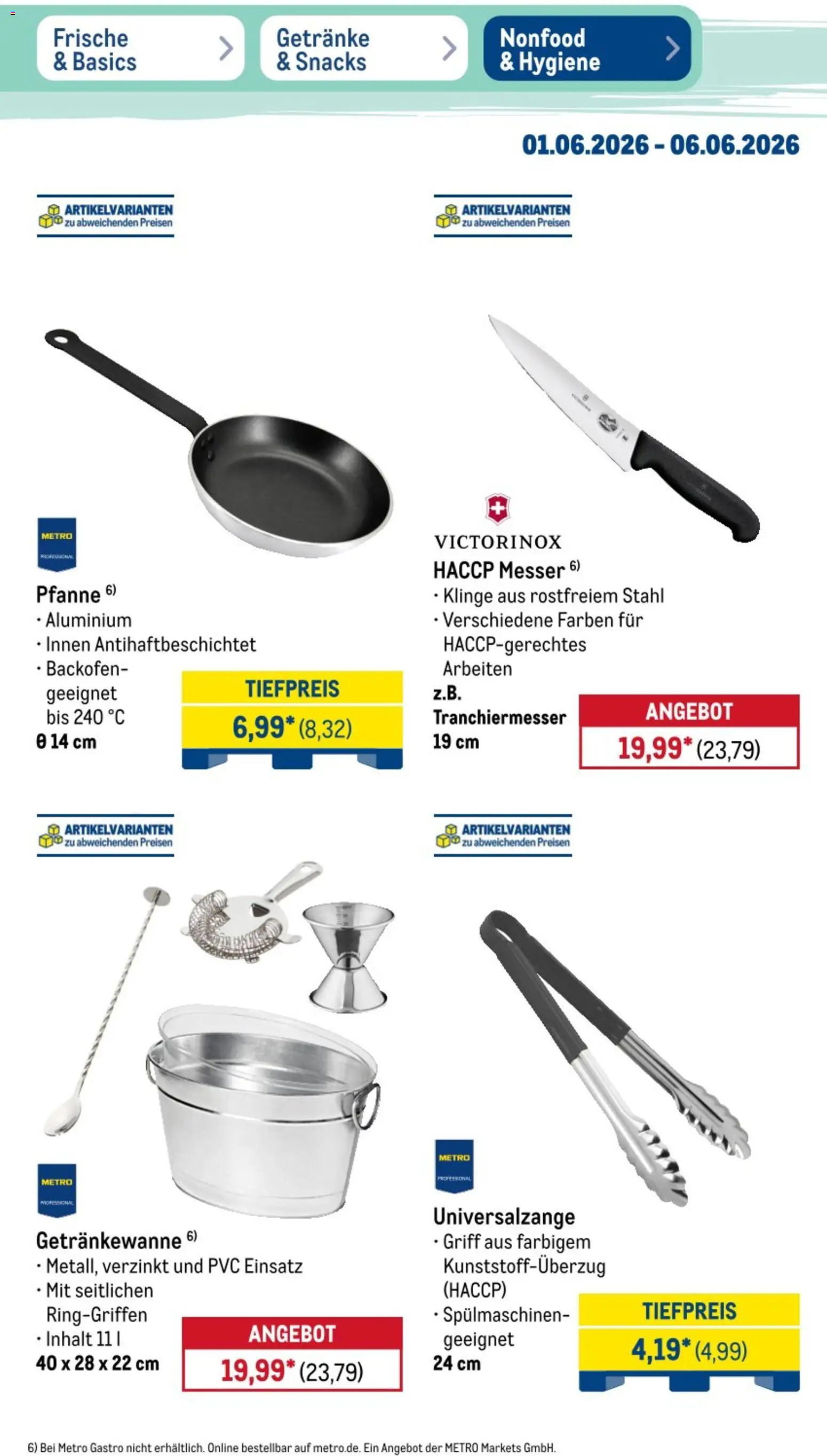 Metro NonFood-Angebote – gültig ab 01.06.2026 | Seite: 7 | Produkte: Backofen