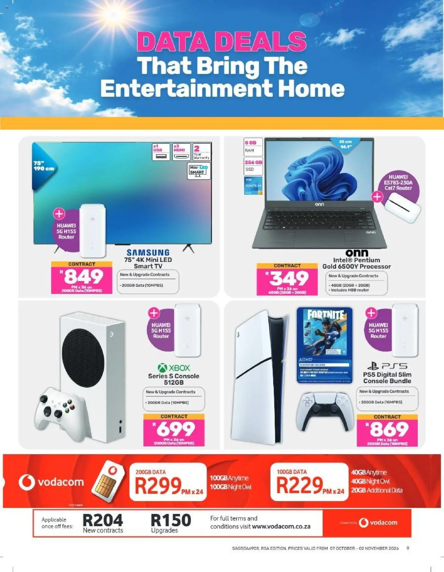 New Game catalogue – valid from 07/10/2026 | Page: 9 | Products: Data, Router, Xbox, TV
