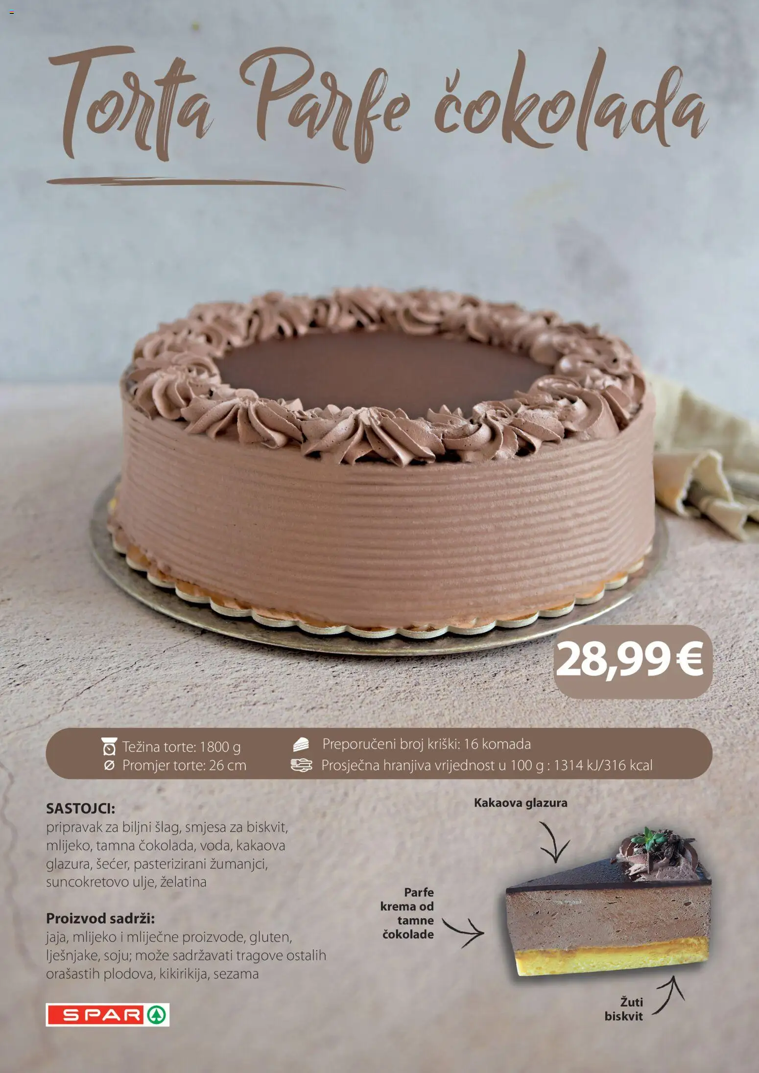 Spar katalog | vrijedi od 05.06.2026 | Stranica: 7 | Proizvodi: Mlijeko, Čokolada, Krema, Torta