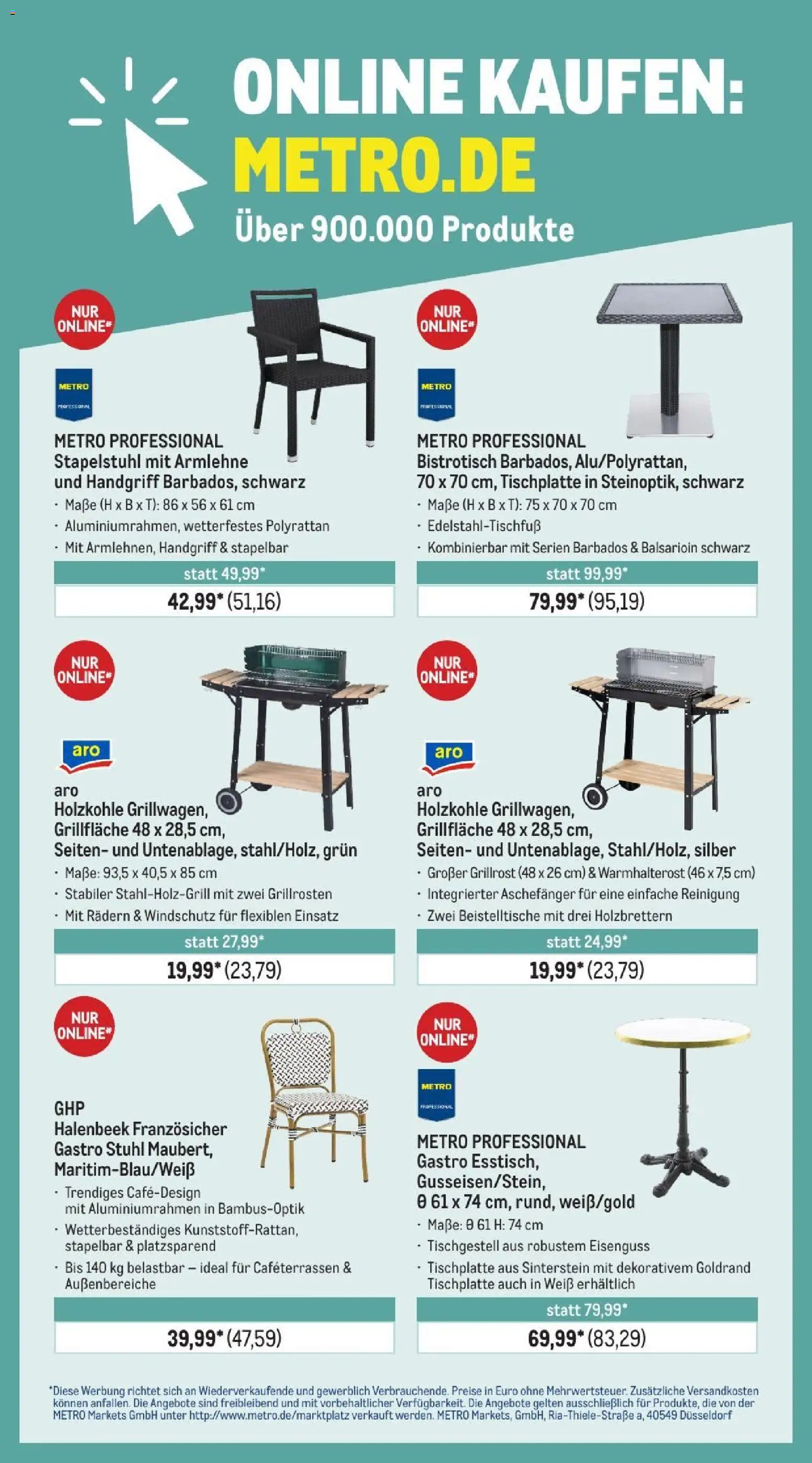 Metro Saisonkatalog Outdoor Dining – gültig ab 01.06.2026 | Seite: 100 | Produkte: Lenor, Bitburger, Lavazza, Maggi