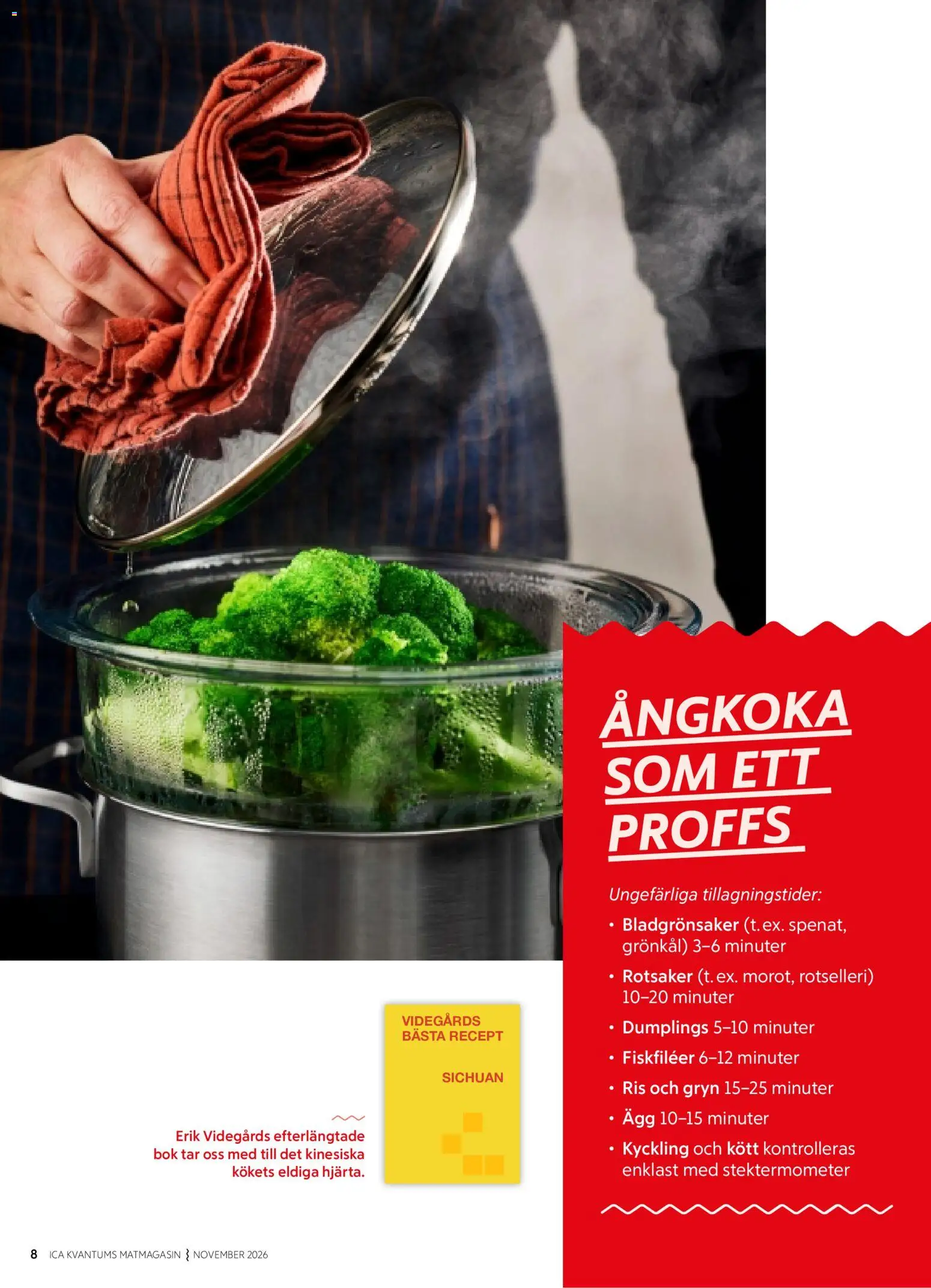ICA Kvantum reklamblad aktuell från 01/11/2026 | Sida: 8 | Produkter: Ägg, Ris, Kött, Kyckling