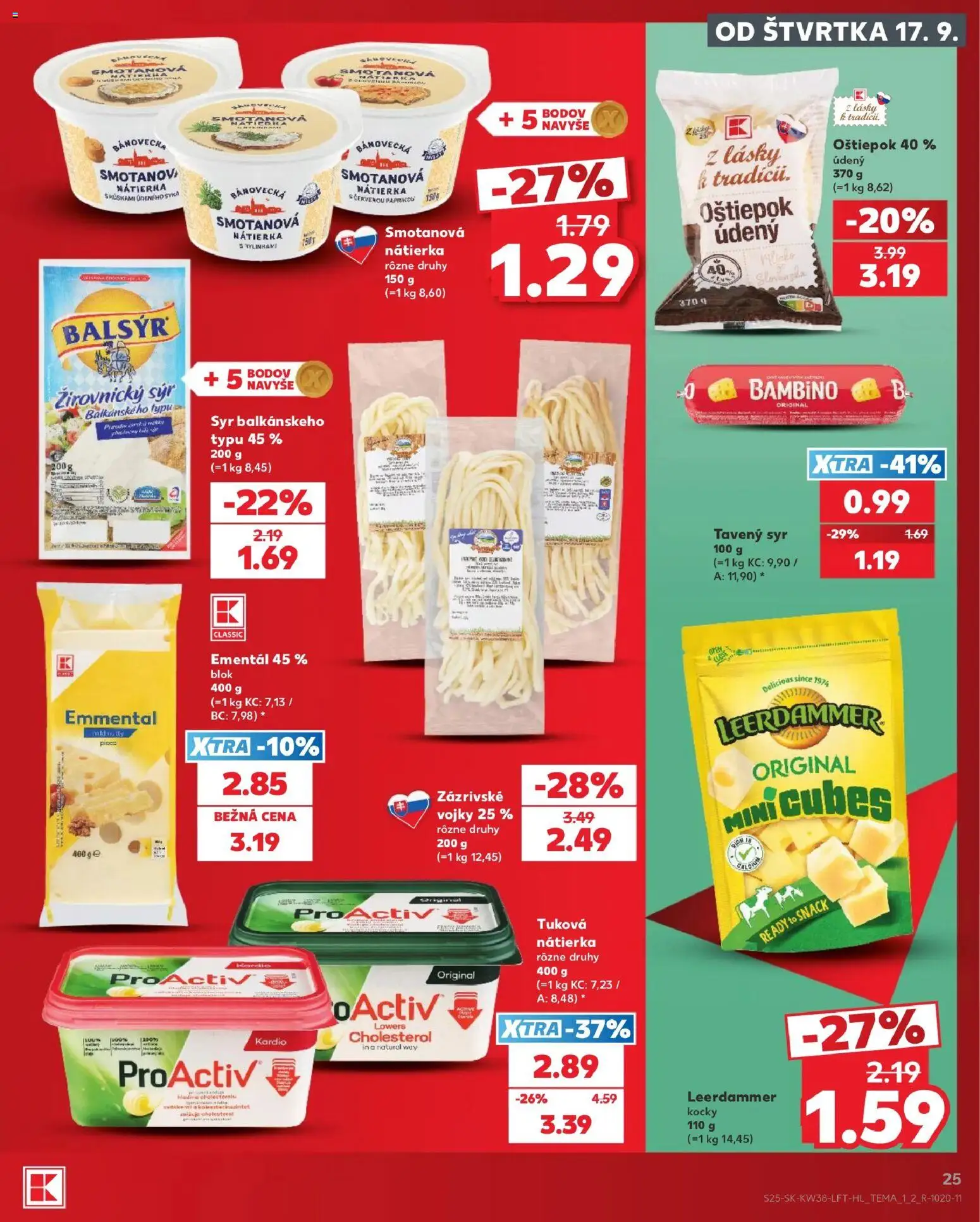 Kaufland SK akciós ujság - amely érvényes a következő dátumtól: 2026.09.17. | Oldal: 25