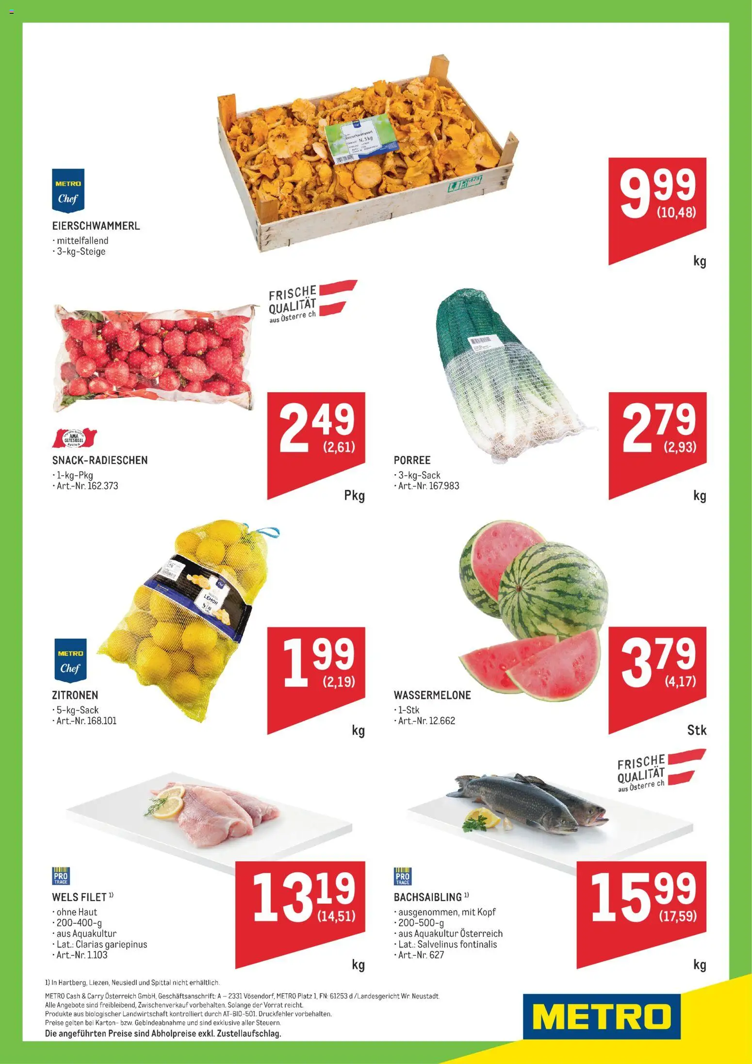 Metro angebote Ultrafrische WH gültig ab 17.08.2026 | Seite: 2 | Produkte: Wassermelone